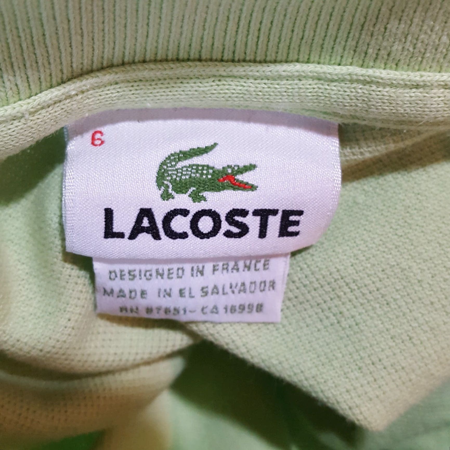 Lacoste VINTAGE Lacoste Polo Shirt Men Large Green Short Sleeve Casual Golf Preppy 90s Size US S / EU 44-46 / 1 - 4 Thumbnail
