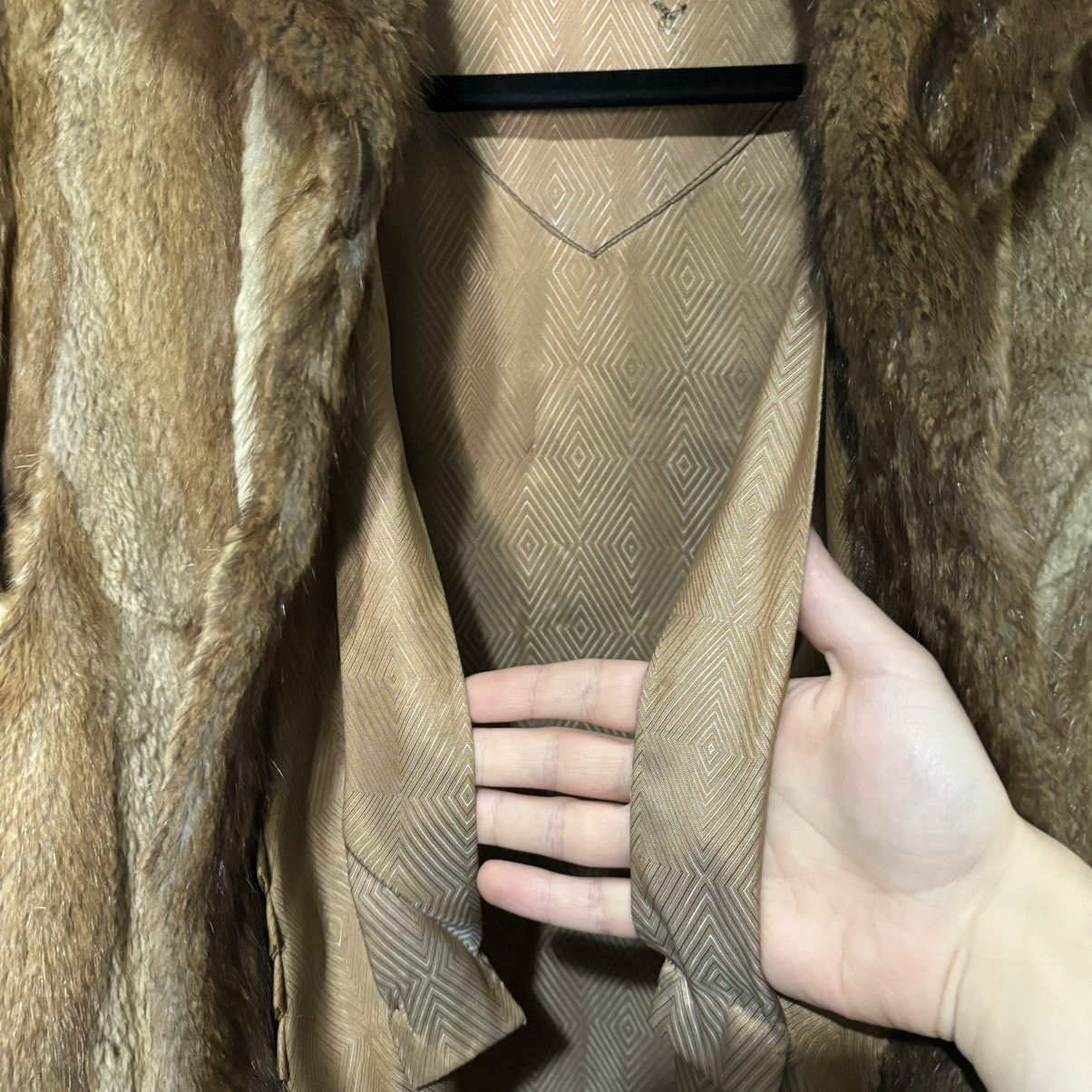 Vintage Vintage 1970s Fur Coat Jacket Size M / US 6-8 / IT 42-44 - 5 Thumbnail