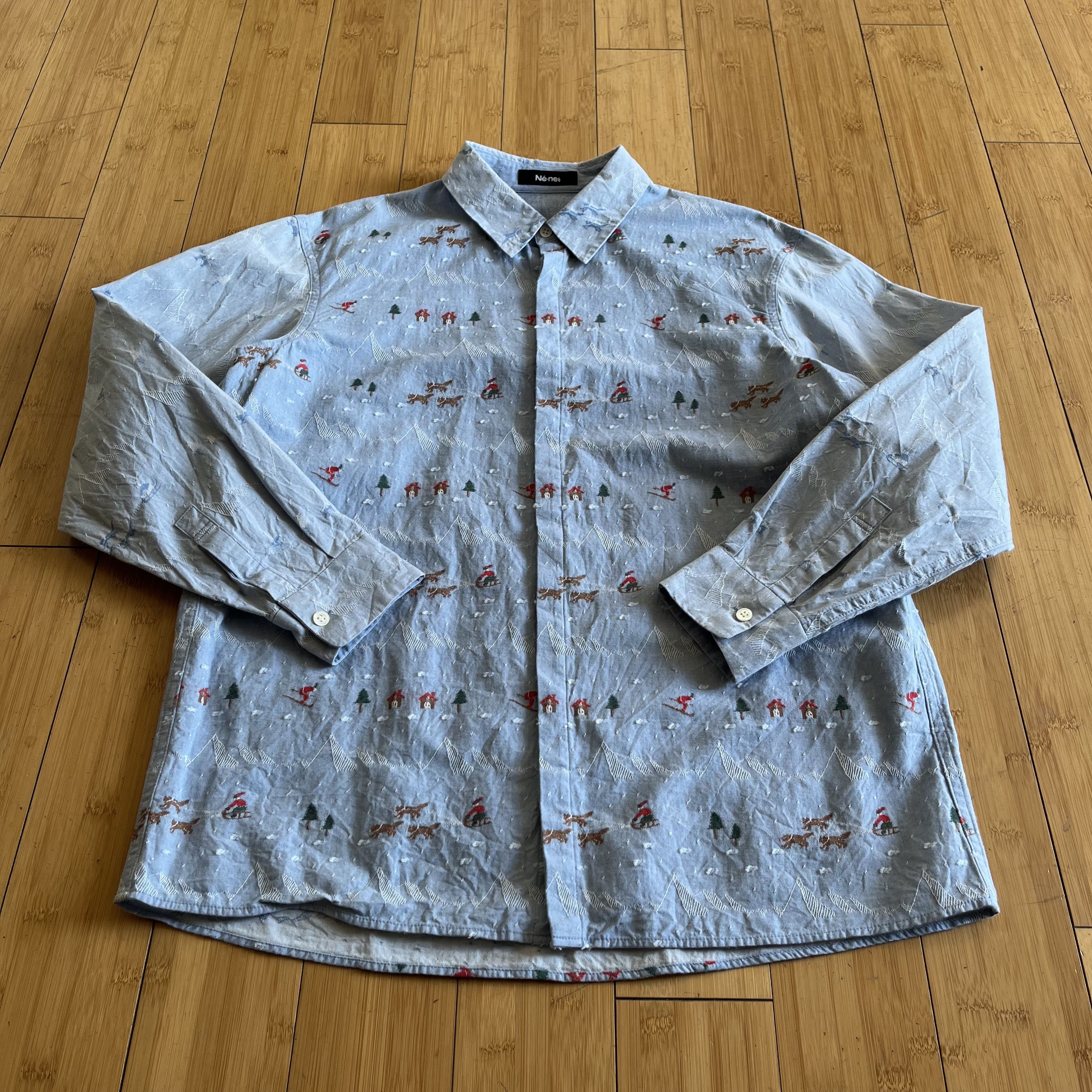 Ne-Net NeNet Christmas Shirt Size US L / EU 52-54 / 3 - 4 Thumbnail