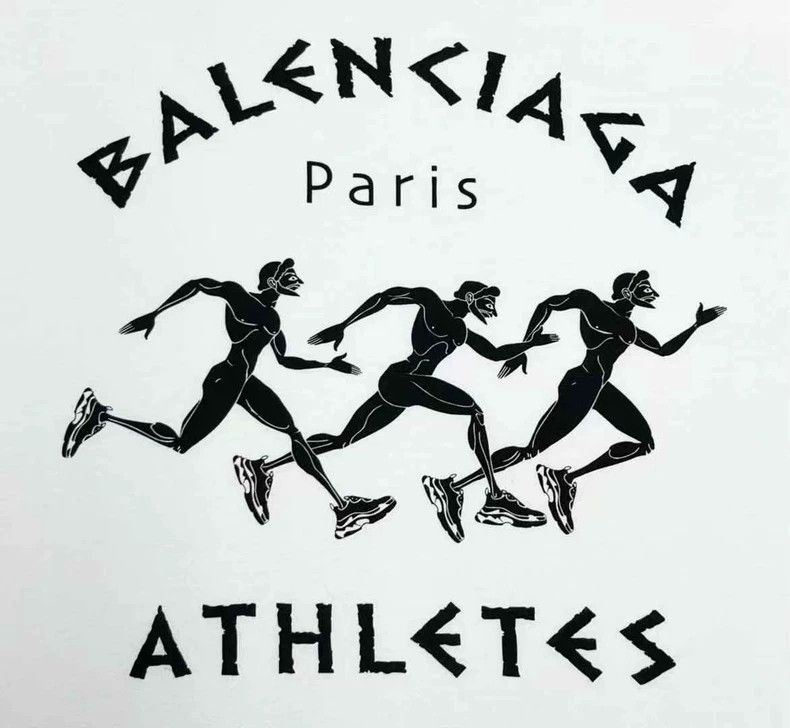 Balenciaga Balenciaga Marathon running monogram logo small destruction Size US L / EU 52-54 / 3 - 4 Thumbnail