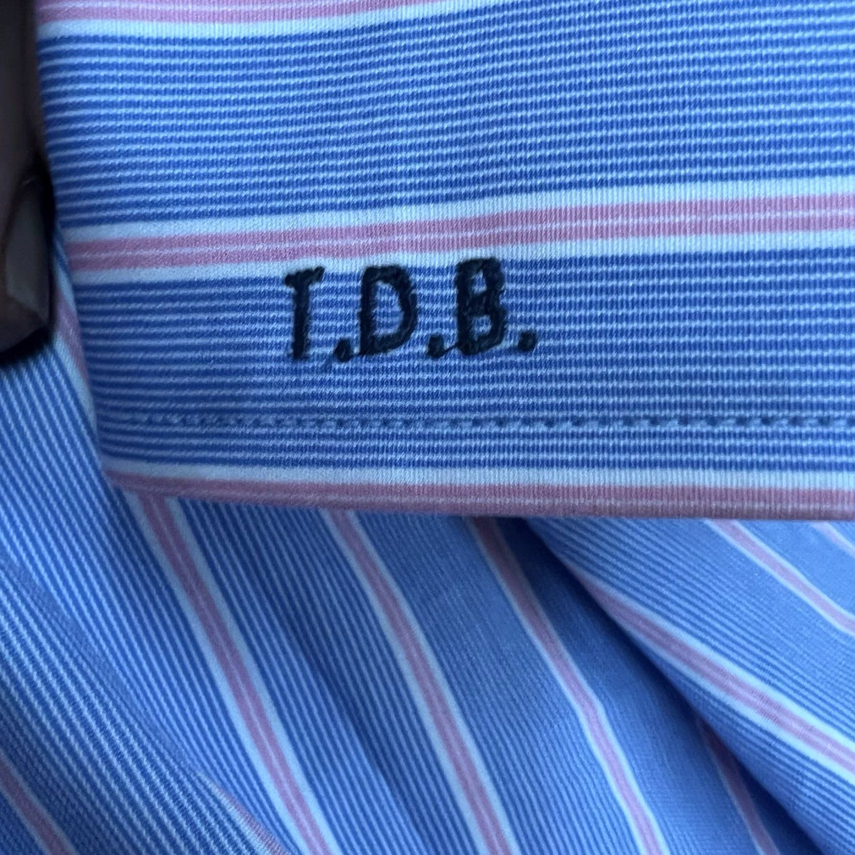 Vintage VINTAGE Apposta Men's Button-Up Shirt Casual Long Sleeve Cotton 4XL Blue Pink Striped Made in Italy Size US XXL / EU 58 / 5 - 7 Thumbnail