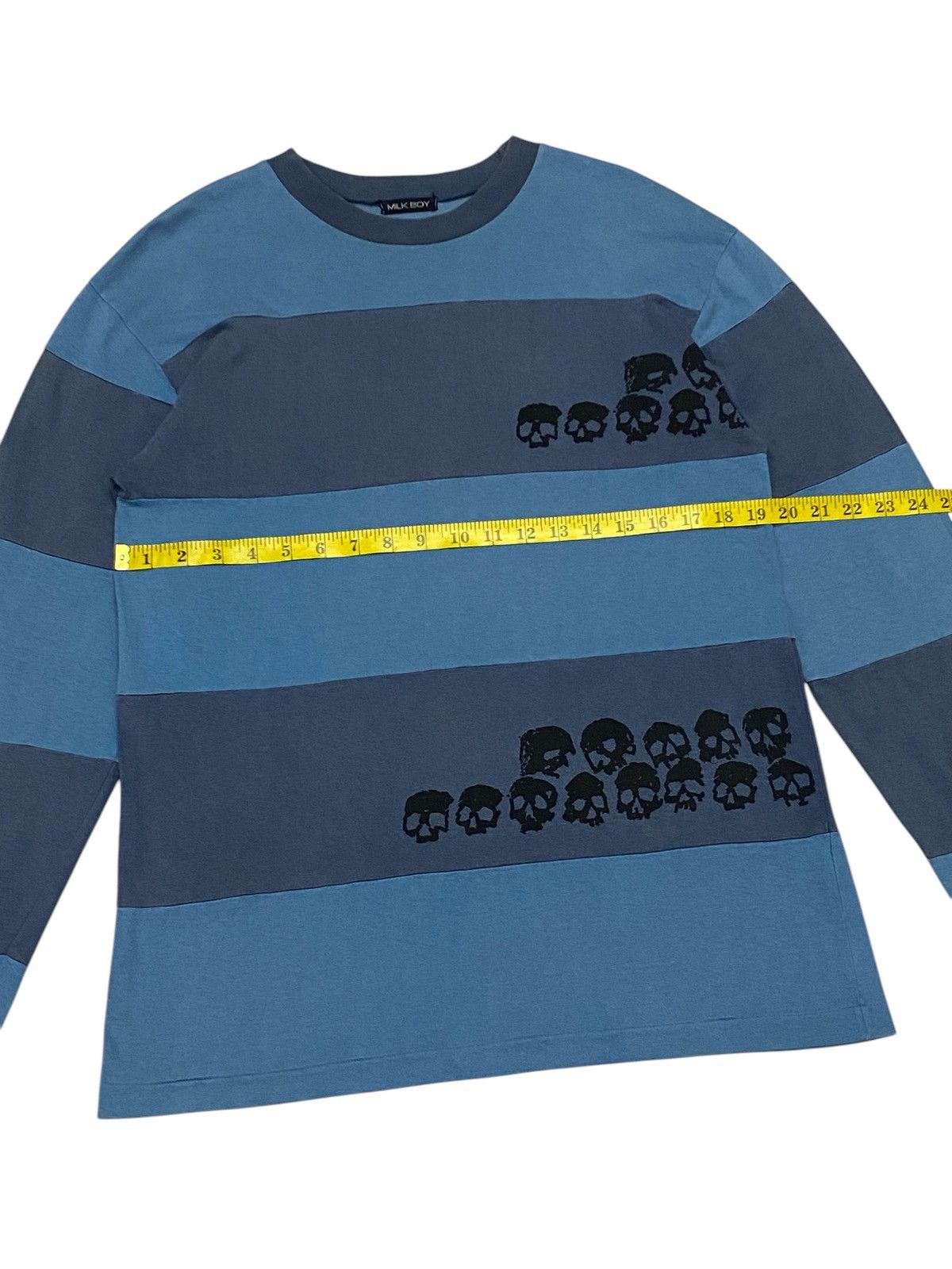 Beauty Beast × Japanese Brand Vintage “Milk Boy” Skull Long Sleeve T-Shirt Size US M / EU 48-50 / 2 - 12 Thumbnail