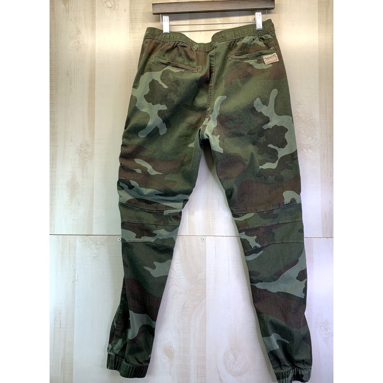 AMO VINTAGE Rolling Paper Collectables Mens Sz M Camo Moto Jogger Pants-4431 Size US 31 - 5 Thumbnail