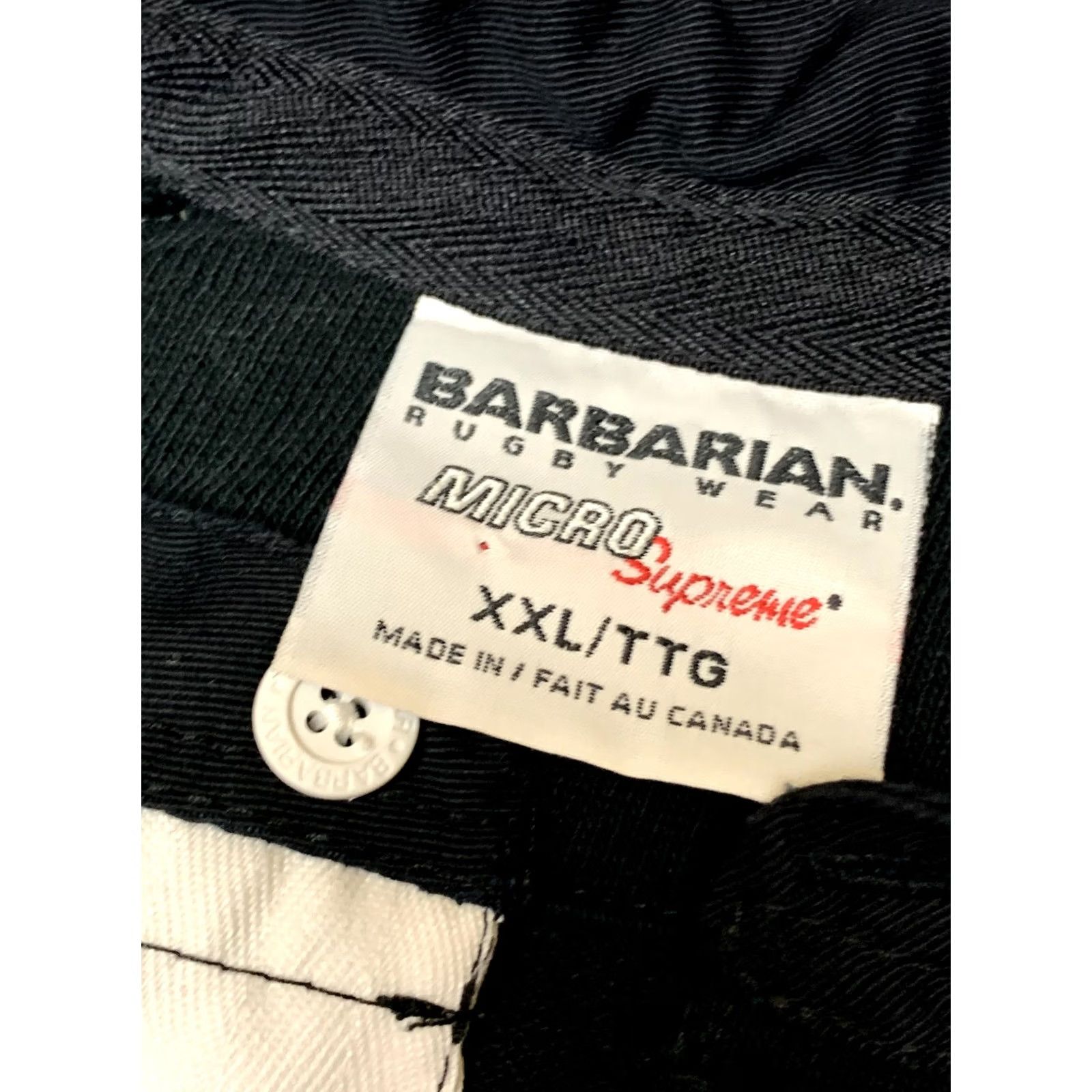 Barbarian VINTAGE Barbarian Montreal Barbarians Rugby Club Jersey Polo Shirt Mens 2XL Black Canada Size US XXL / EU 58 / 5 - 3 Thumbnail