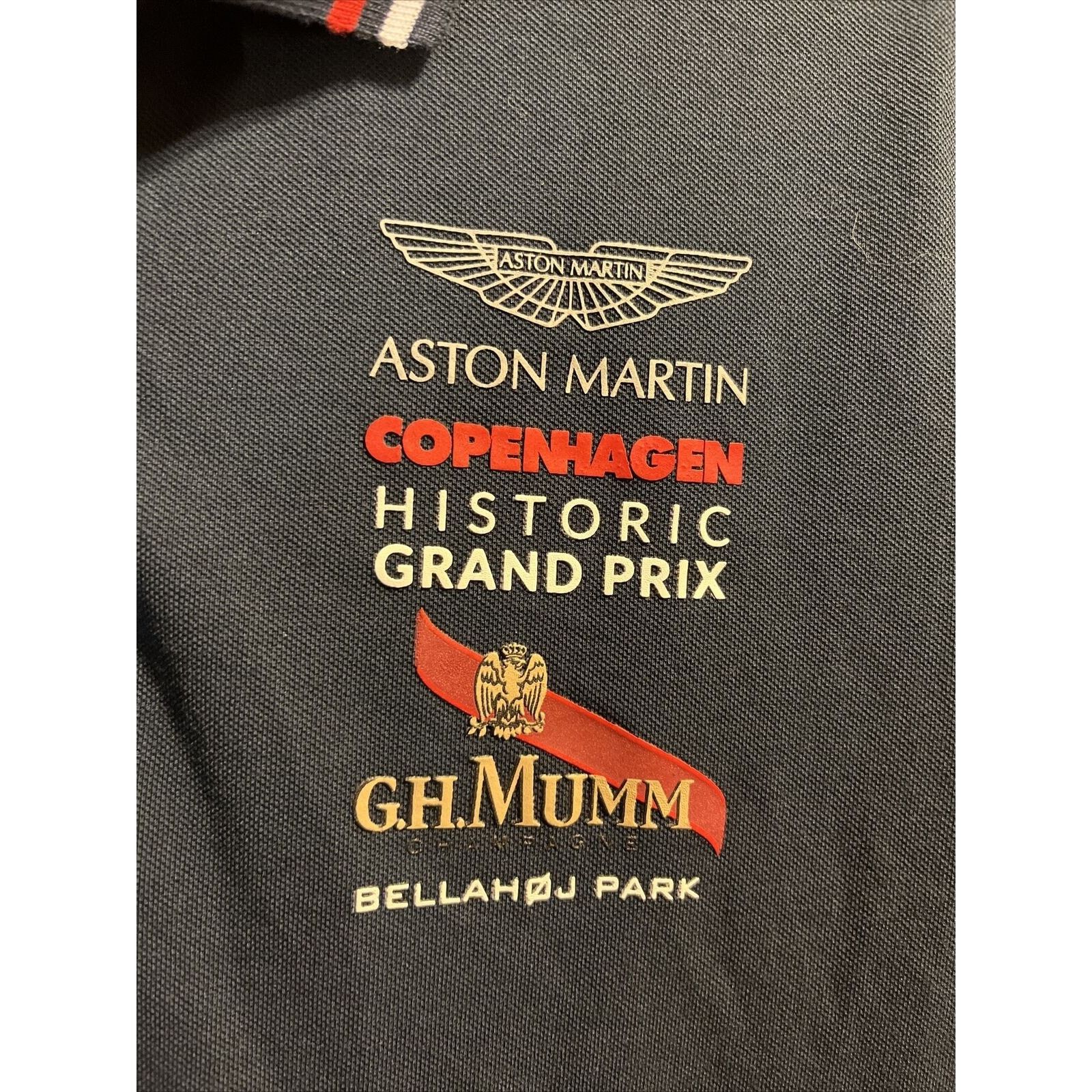 Other Copenhagen Historic Grand Prix Men’s L Navy Blue Button Polo Size US L / EU 52-54 / 3 - 4 Thumbnail