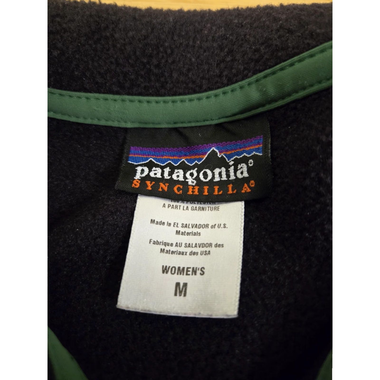 Patagonia Patagonia Jacket Womens Medium Navy Synchilla Full Zip Fleece Outdoor Hiking Size M / US 6-8 / IT 42-44 - 4 Thumbnail