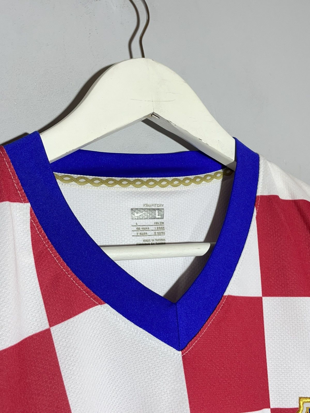 Nike National Team Croatia Nike 2008 Home Y2k Football Shirt Size US L / EU 52-54 / 3 - 5 Thumbnail