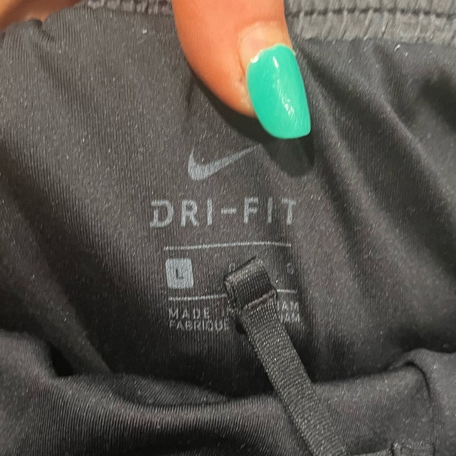 Nike Nike Dri-Fit Running Short Elastic Waist Stretch Swoosh Sz L Size 31" - 2 Thumbnail