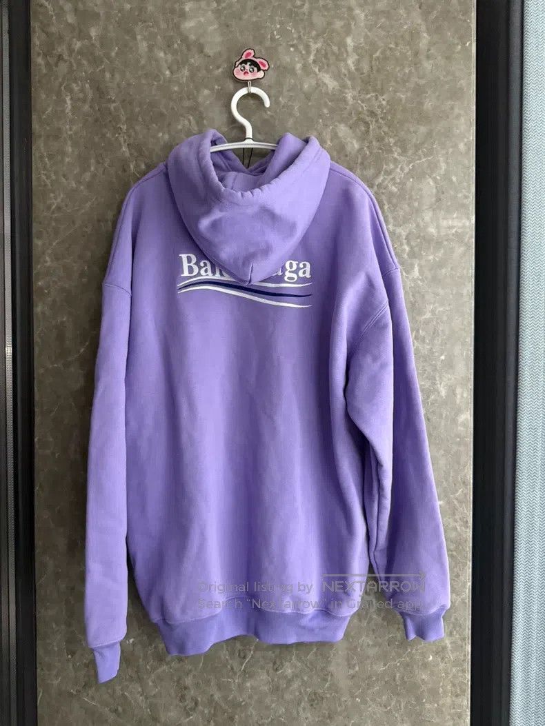 Other Balenciaga Eggplant Purple Coke Embroidered Sweatshirt Size US XS / EU 42 / 0 - 2 Thumbnail