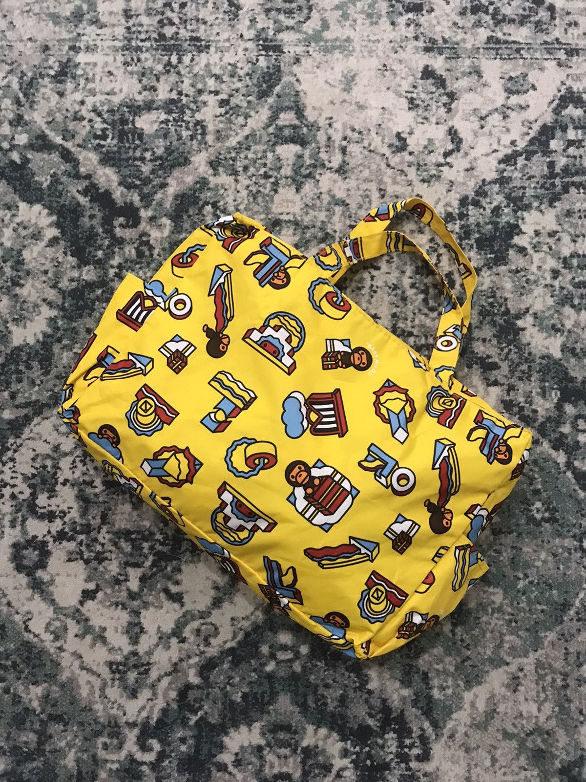 Bape Bape Bag 2010 Baby Milo Zip Nylon Tote Bag Size ONE SIZE - 2 Thumbnail