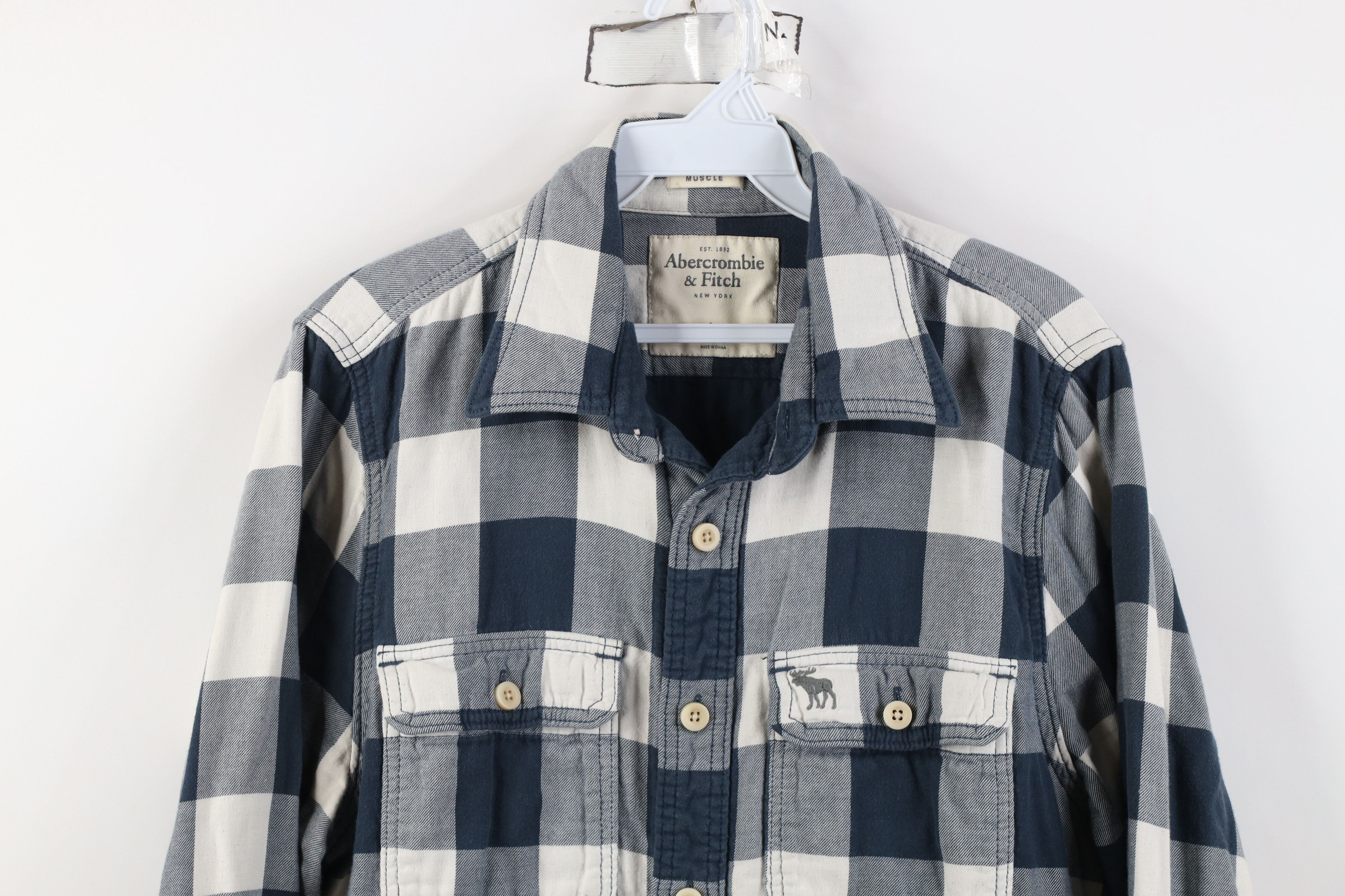 Abercrombie & Fitch Vintage 90s Y2K Abercrombie & Fitch Button Shirt Plaid Size US L / EU 52-54 / 3 - 2 Thumbnail