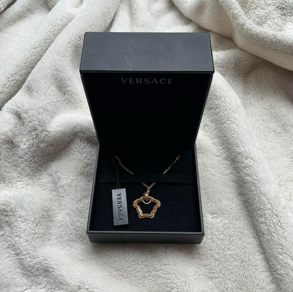 Versace Gold Bijoux Medusa Outline Chain