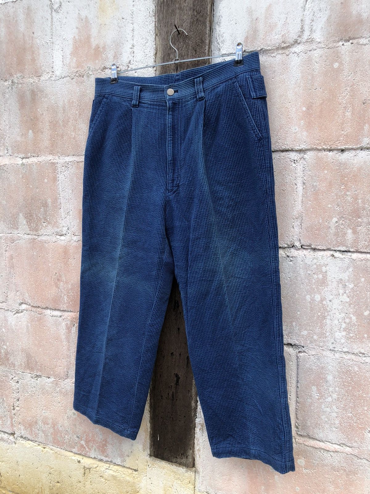 Japanese Brand Baggy Corduroy Buckle Carot Pants Life 2 by SimpleLife Size US 34 / EU 50 - 3 Thumbnail