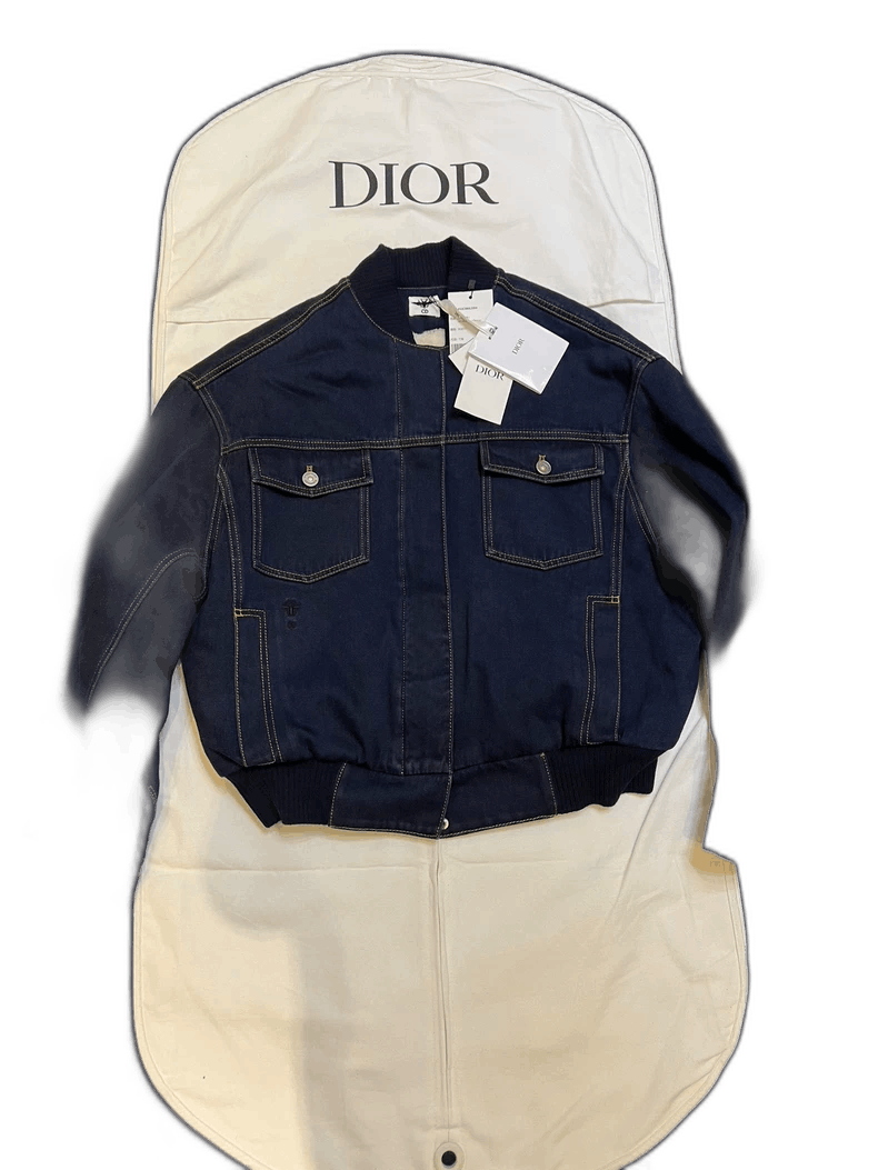 Dior Dior Women's Thick Denim Jacket with Tags Size M / US 6-8 / IT 42-44 - 1 Thumbnail