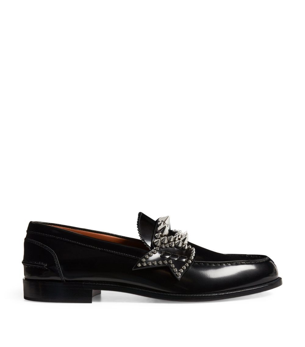 Christian Louboutin o1s1wg110924 No Penny Spikes Shoes in Black Size US 12 / EU 45 - 1 Thumbnail