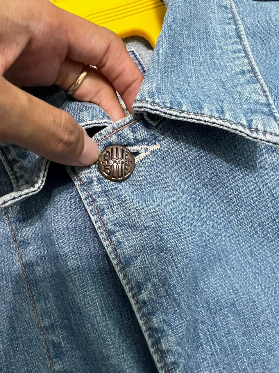 Blue Blue Japan × Japanese Brand Blue Blue Arigato Chore Jacket Denim Size US S / EU 44-46 / 1 - 4 Thumbnail