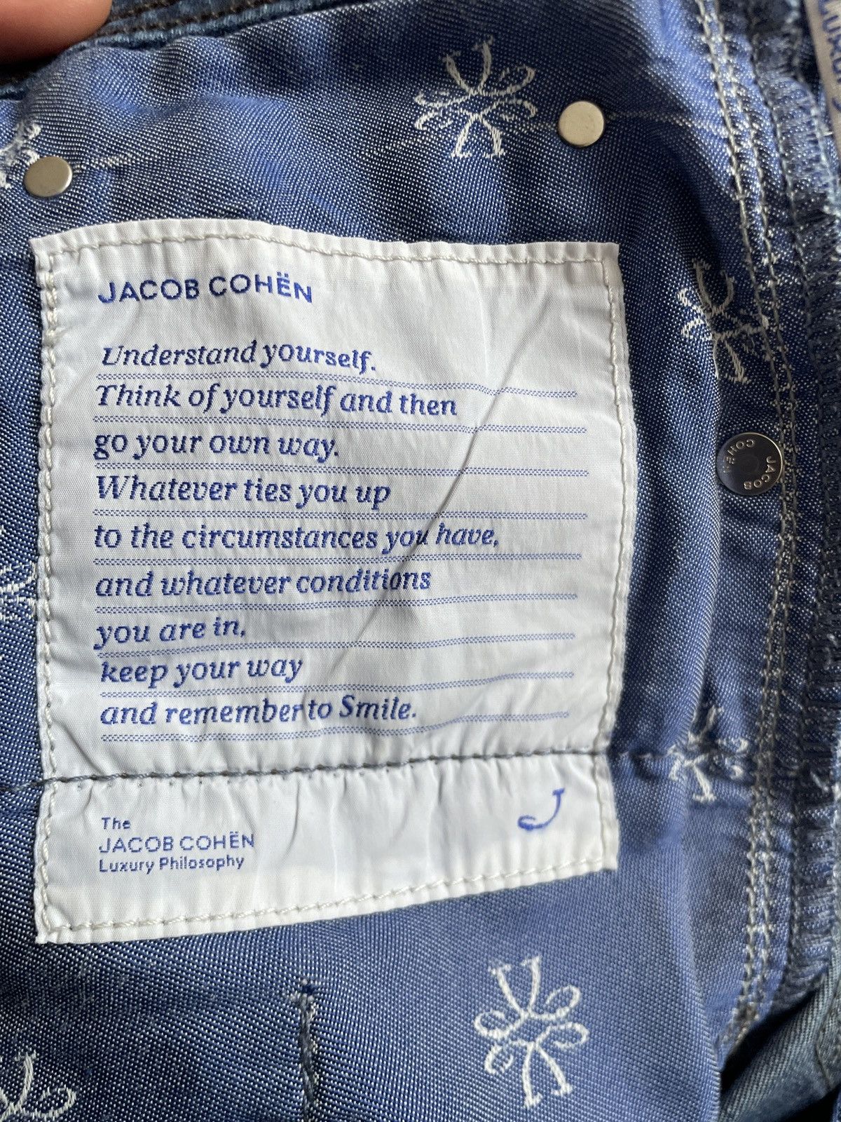 Denime × Jacob Cohen Jacob cohen denim luxury jeans style 688 Size US 34 / EU 50 - 6 Thumbnail