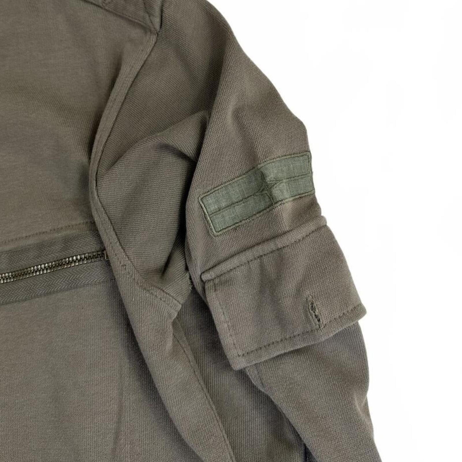 Stone Island Stone Island Denims Full Zip Jumper Khaki Green Medium Size US M / EU 48-50 / 2 - 6 Thumbnail