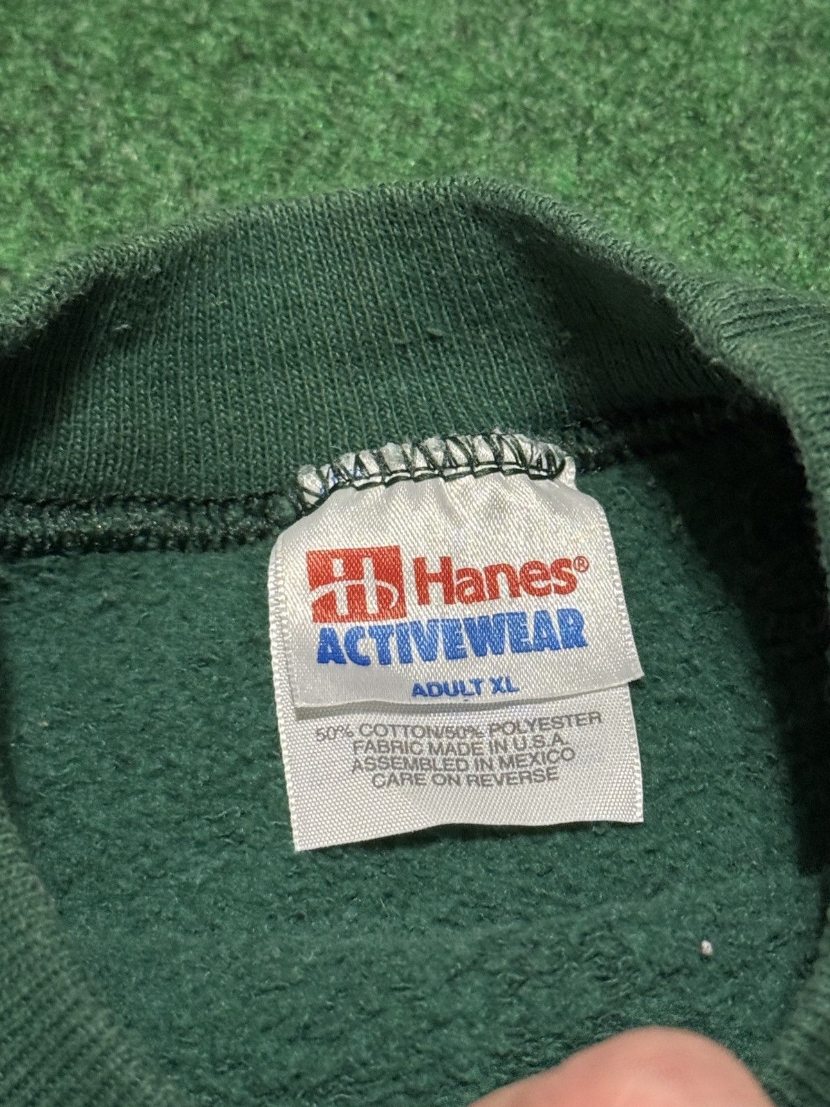 Hanes Vintage Polo Teddy Bear Style 90s Hip Hop XL Sweatshirt Size US XL / EU 56 / 4 - 3 Thumbnail
