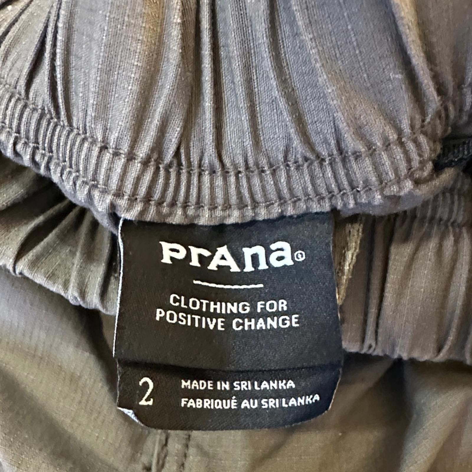 Prana Prana Sz 2 Organic Cotton Shorts Elastic Waist Gorpcore EUC Size 26" / US 2 / IT 38 - 2 Thumbnail