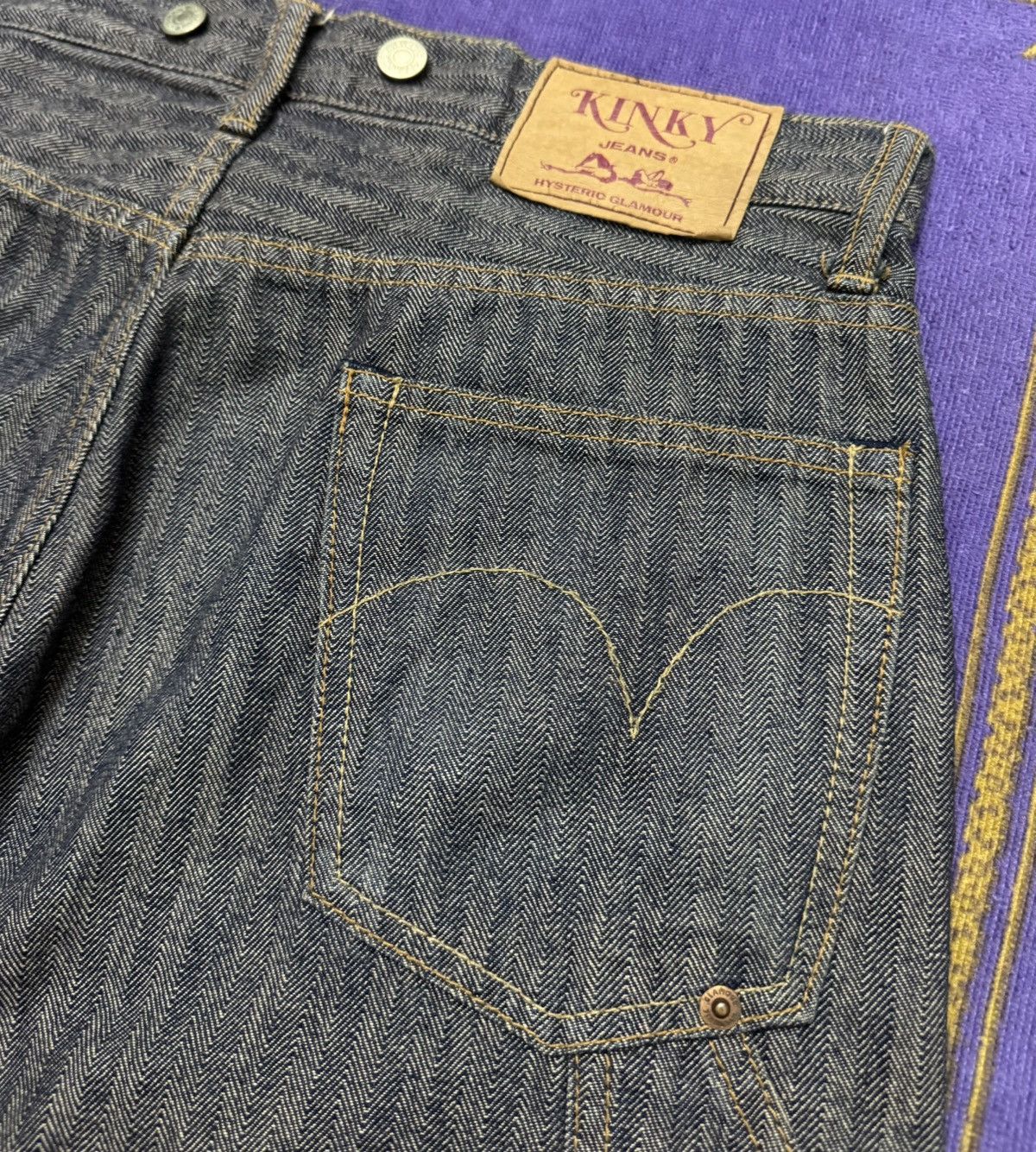 Hysteric Glamour HYSTERIC GLAMOUR Rare Denim Pant Size US 33 - 5 Thumbnail
