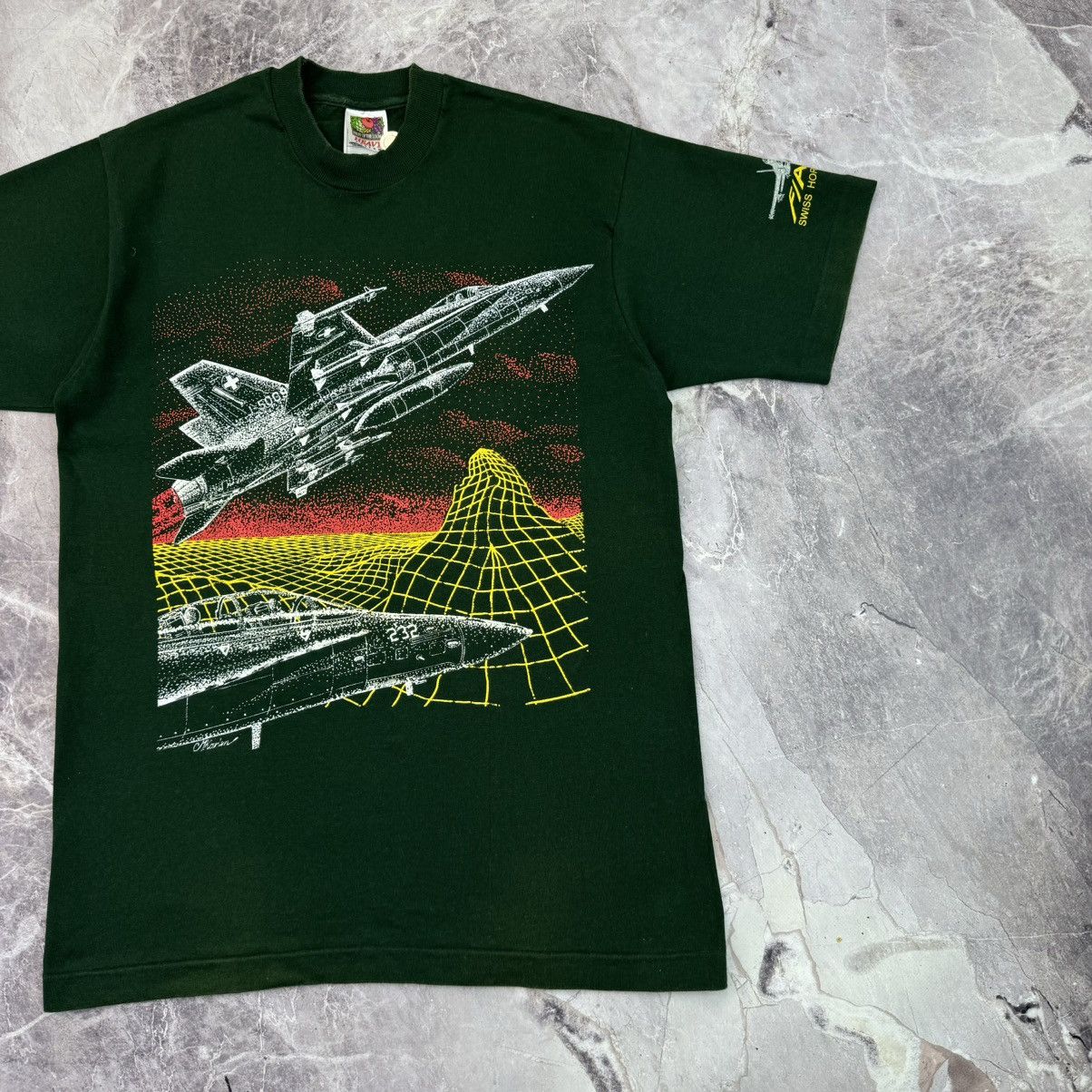 Arts & Science × Vintage Vintage Super Hornet F/A - 18 T shirt USA Military 90s Size US M / EU 48-50 / 2 - 6 Thumbnail