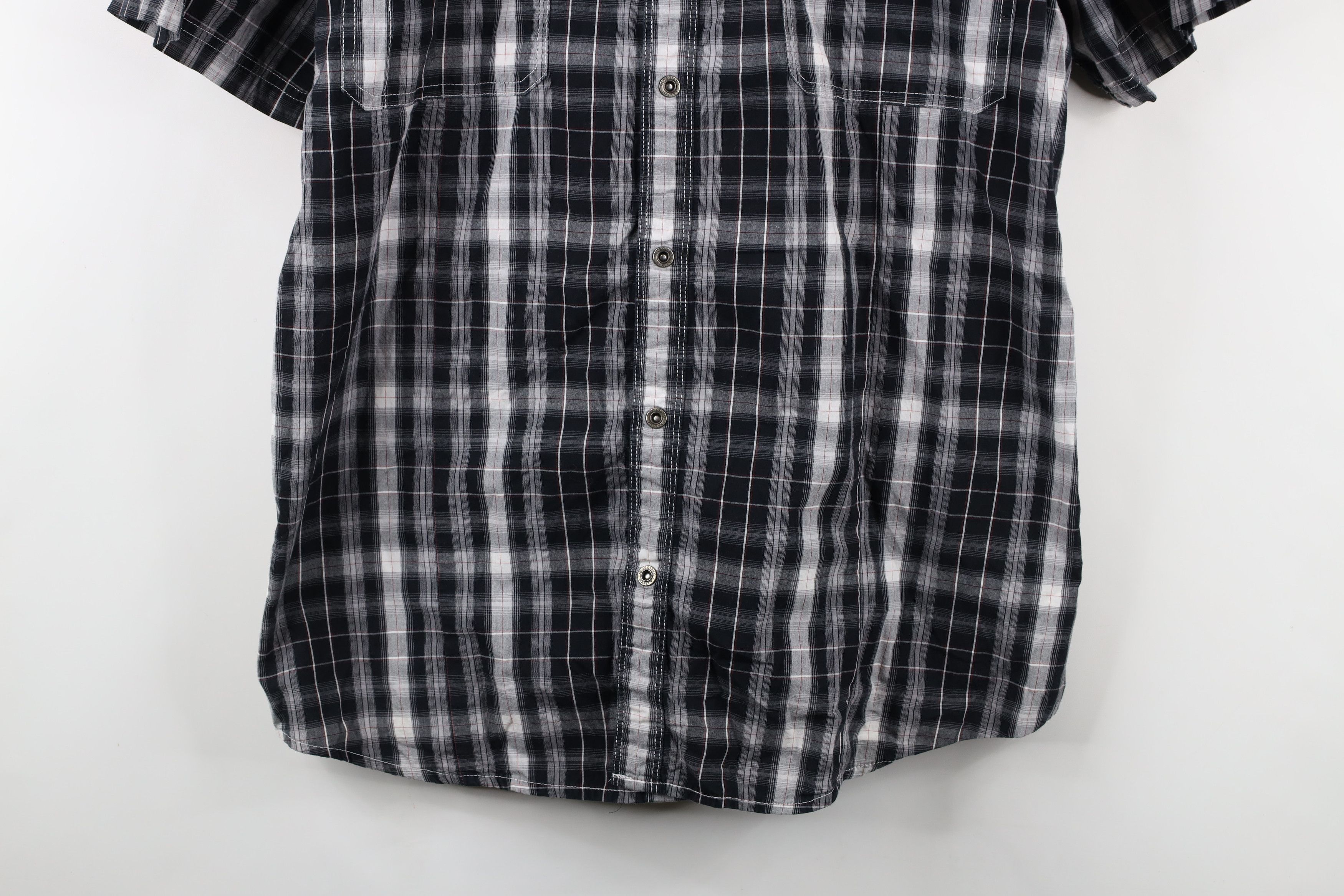 Harley Davidson × Vintage Vintage Harley Davidson Short Sleeve Collared Button Shirt Size US XXL / EU 58 / 5 - 3 Thumbnail