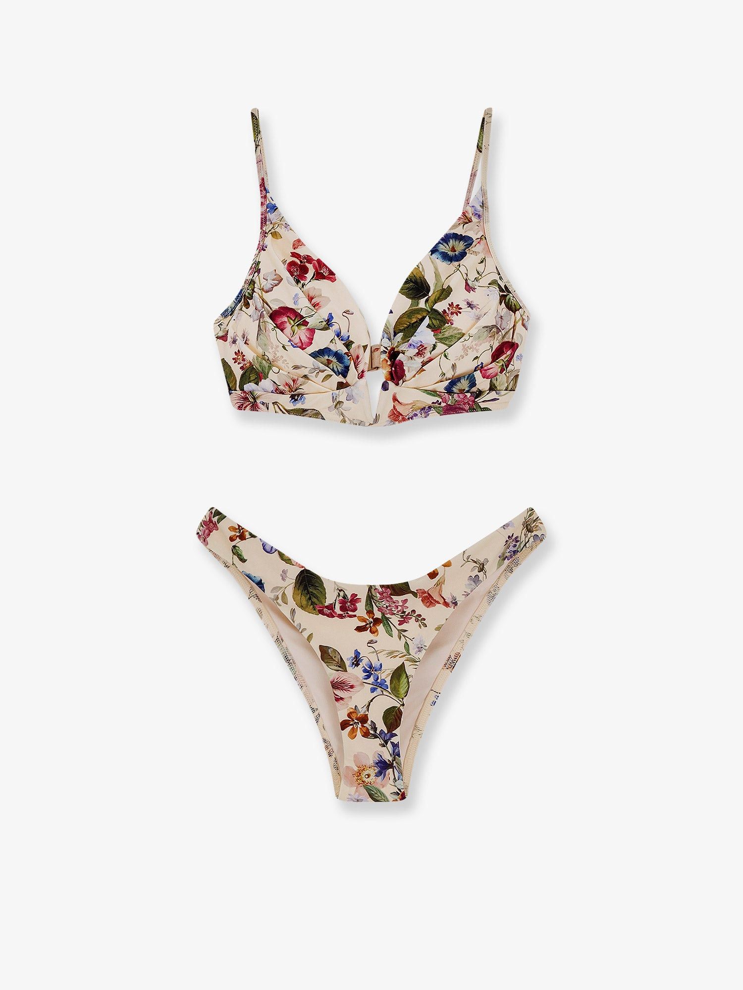 Zimmermann Nylon Bikini With Floral Print Size XS / US 0-2 / IT 36-38 - 1 Thumbnail