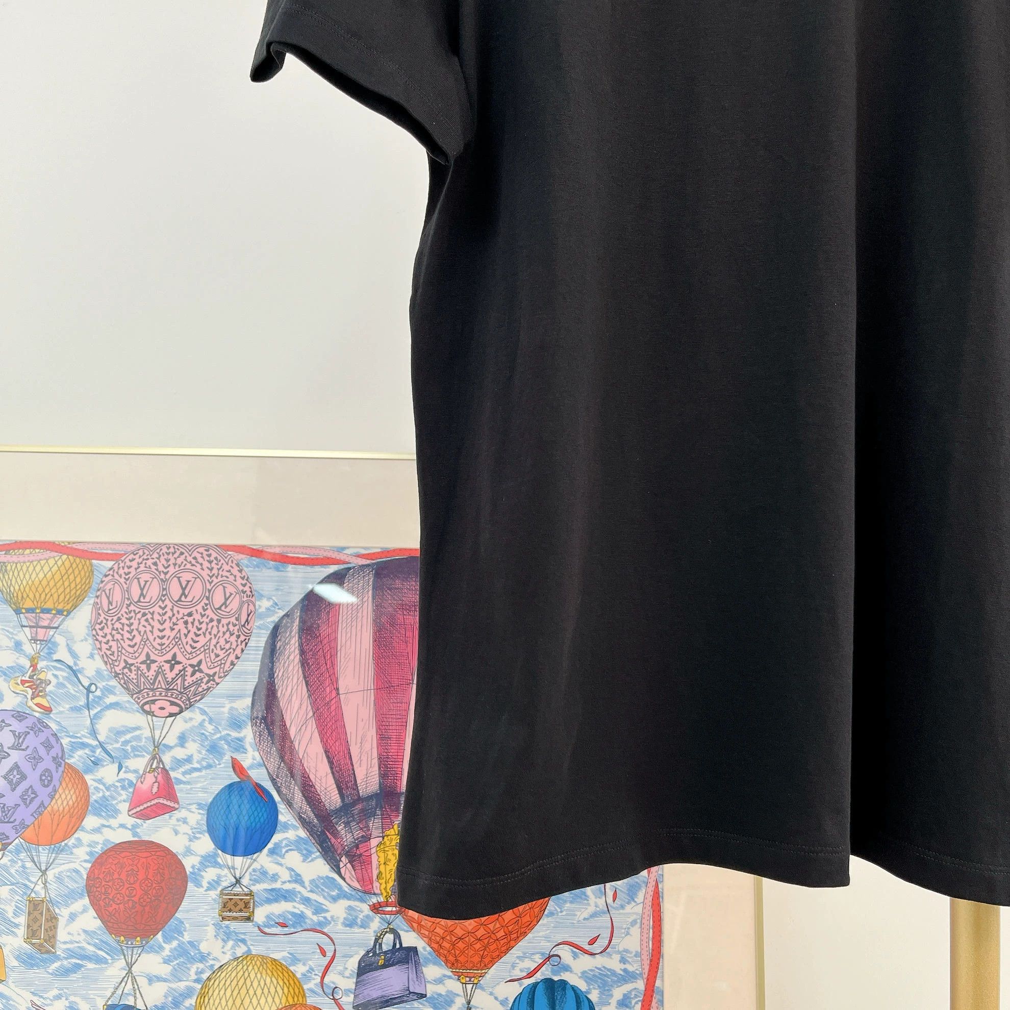 Valentino Valentino Black Logo Print Short Sleeve Tee Size M Size US M / EU 48-50 / 2 - 6 Thumbnail