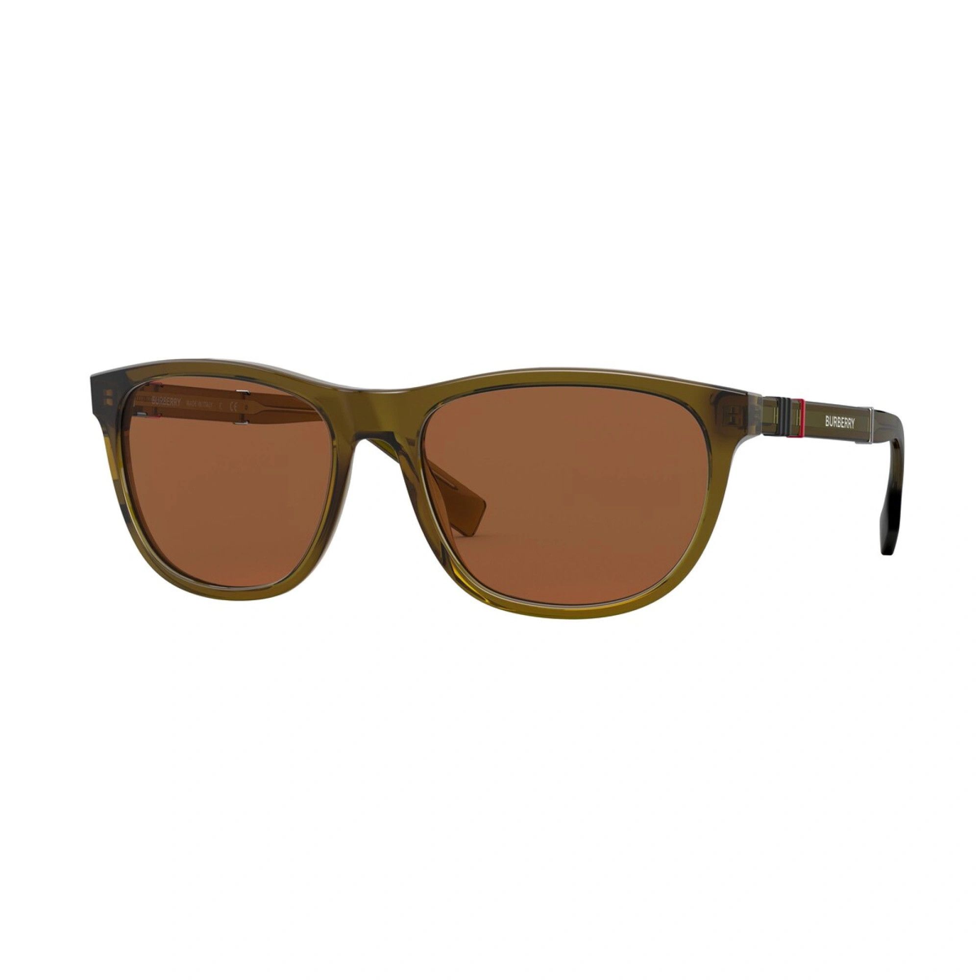 Burberry BURBERRY olive green acetate oval sunglasses Size ONE SIZE - 1 Thumbnail