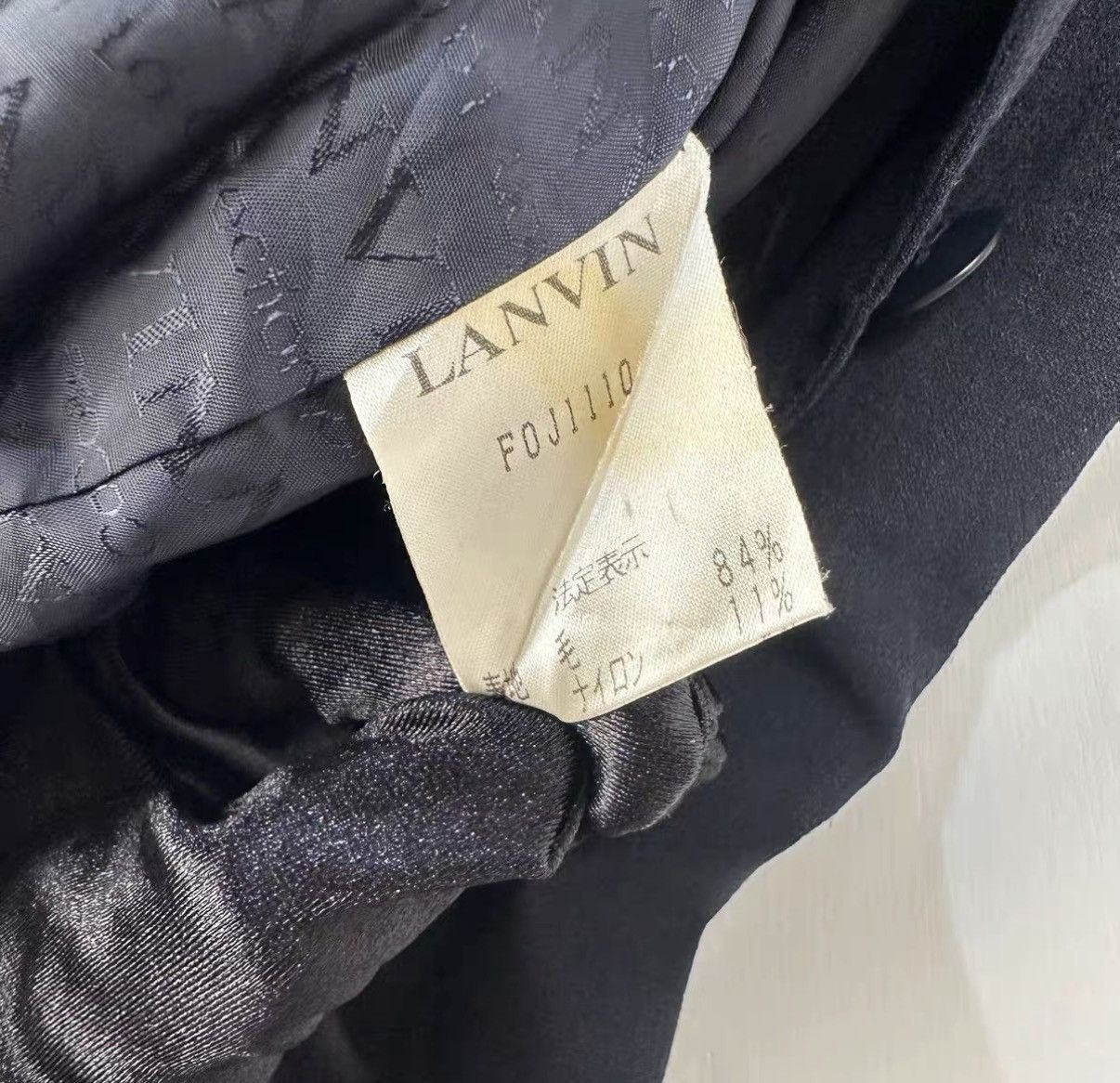 Lanvin LANVIN All-over Lining Printed Casual Blazer J42 Size S / US 4 / IT 40 - 5 Thumbnail
