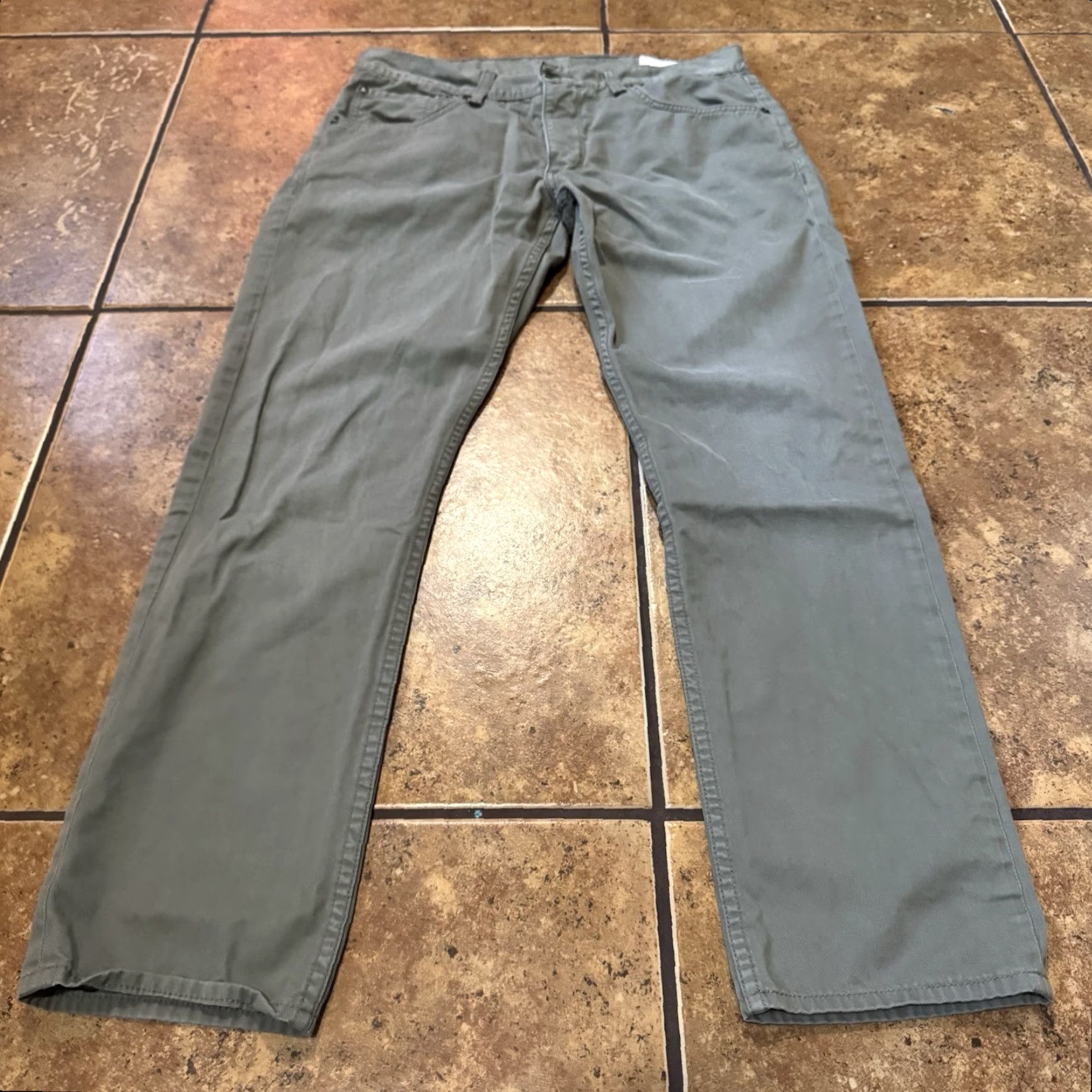 Rag & Bone rag & bone Jeans Men 32x29 Grey Standard Issue Fit 2 Slim Taper Stretch Denim Regular Size US 32 / EU 48 - 3 Thumbnail