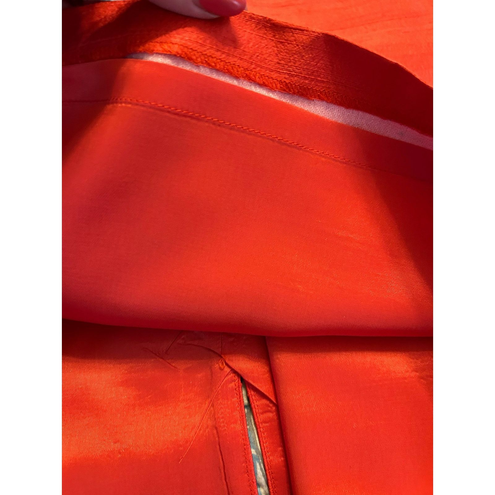 Other Kay Unger New York Orange Twist Waist Dress - Size 6 Size M / US 6-8 / IT 42-44 - 11 Thumbnail