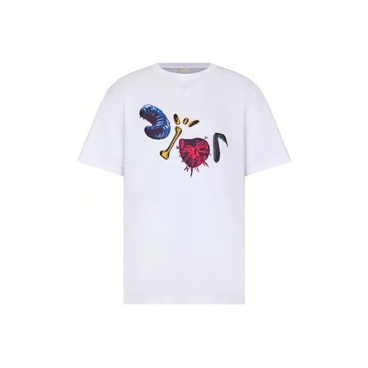 Dior x Travis Scott Colorblock Graphic T-Shirt 0079