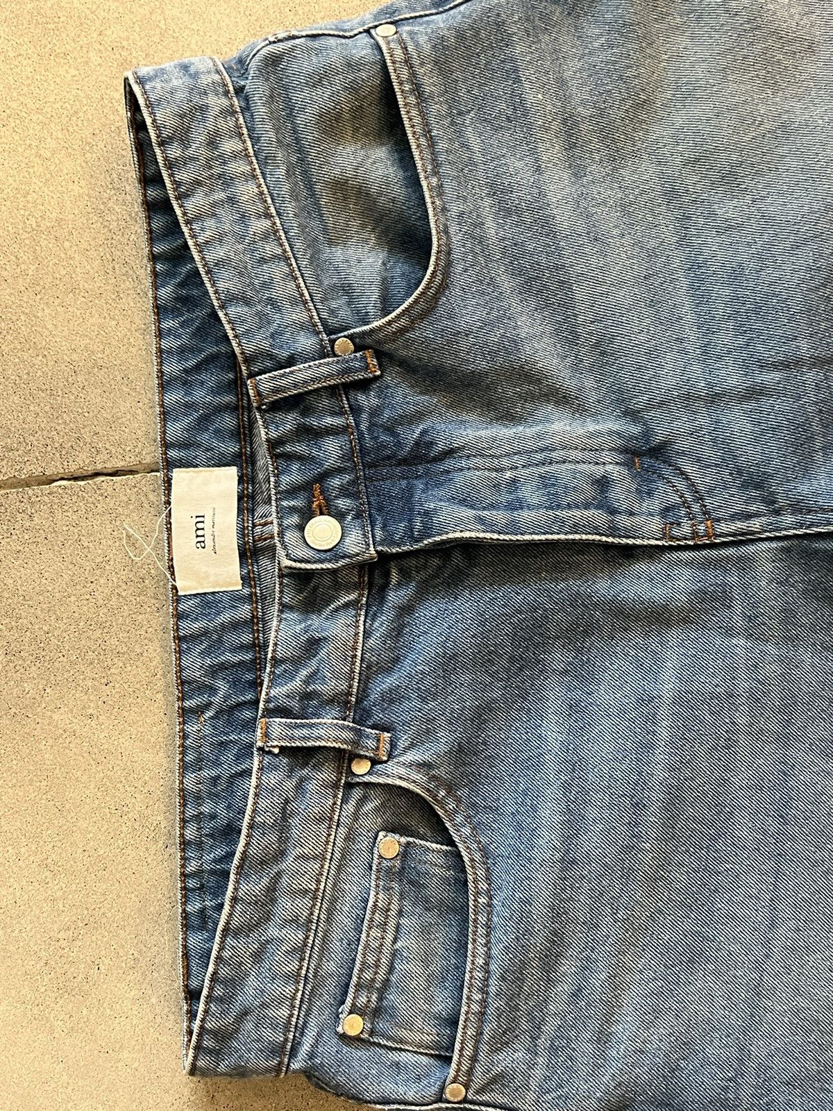 AMI Ami tapered fit denim jeans Size US 34 / EU 50 - 3 Thumbnail