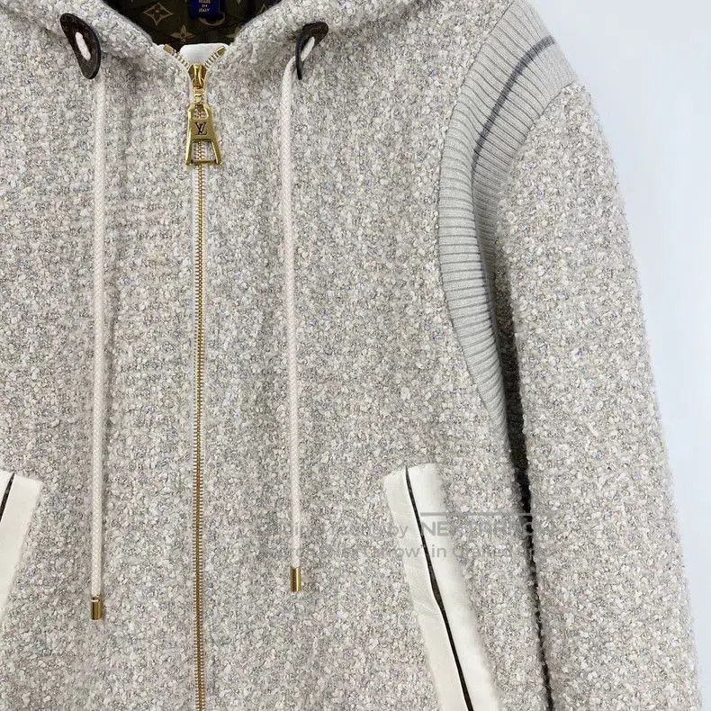 Louis Vuitton Louis Vuitton Tweed Hooded Jacket. Size US M / EU 48-50 / 2 - 4 Thumbnail