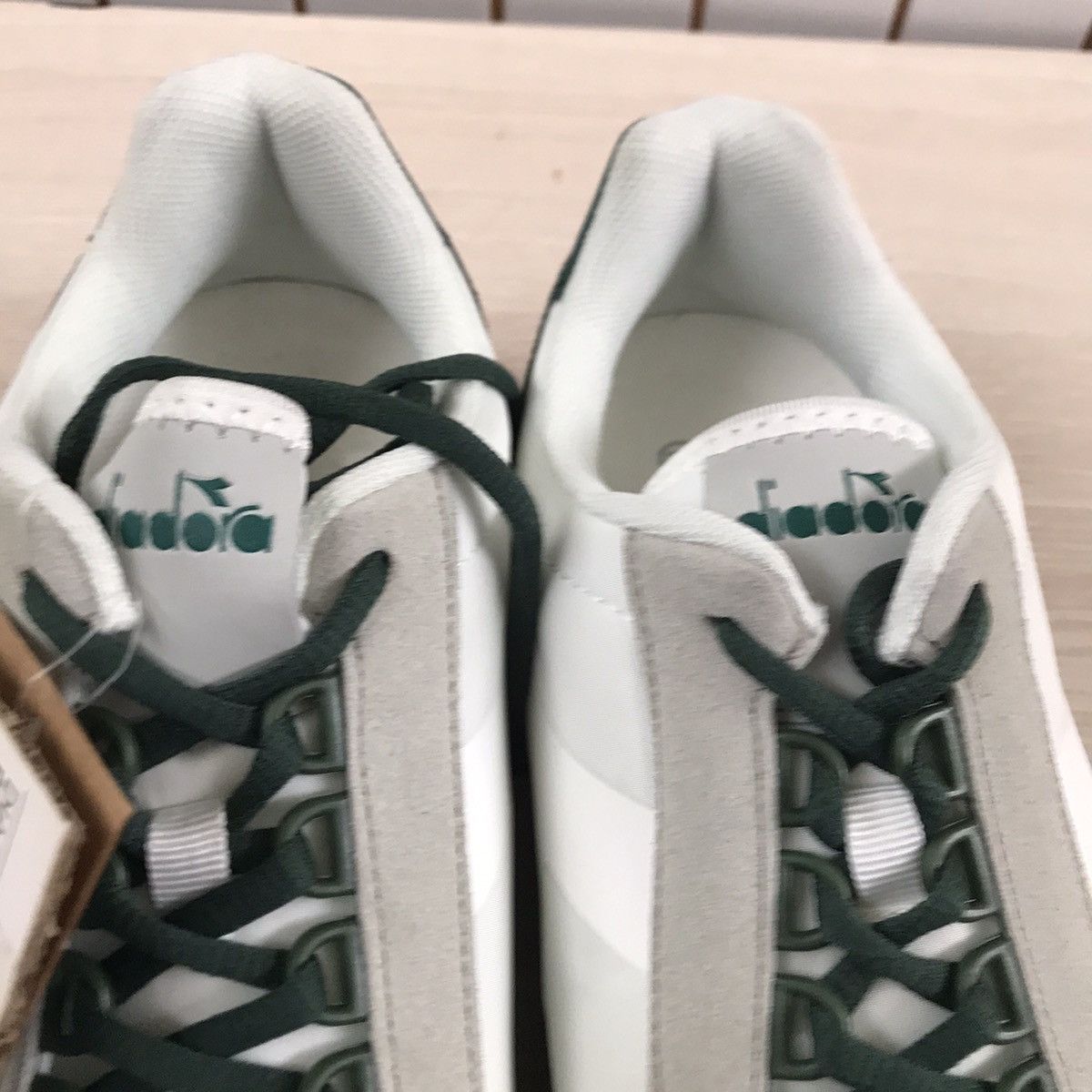 Diadora Diadora Fabien Casual Trainner Shoes Green Suede nylon new Size US 8 / EU 41 - 8 Thumbnail