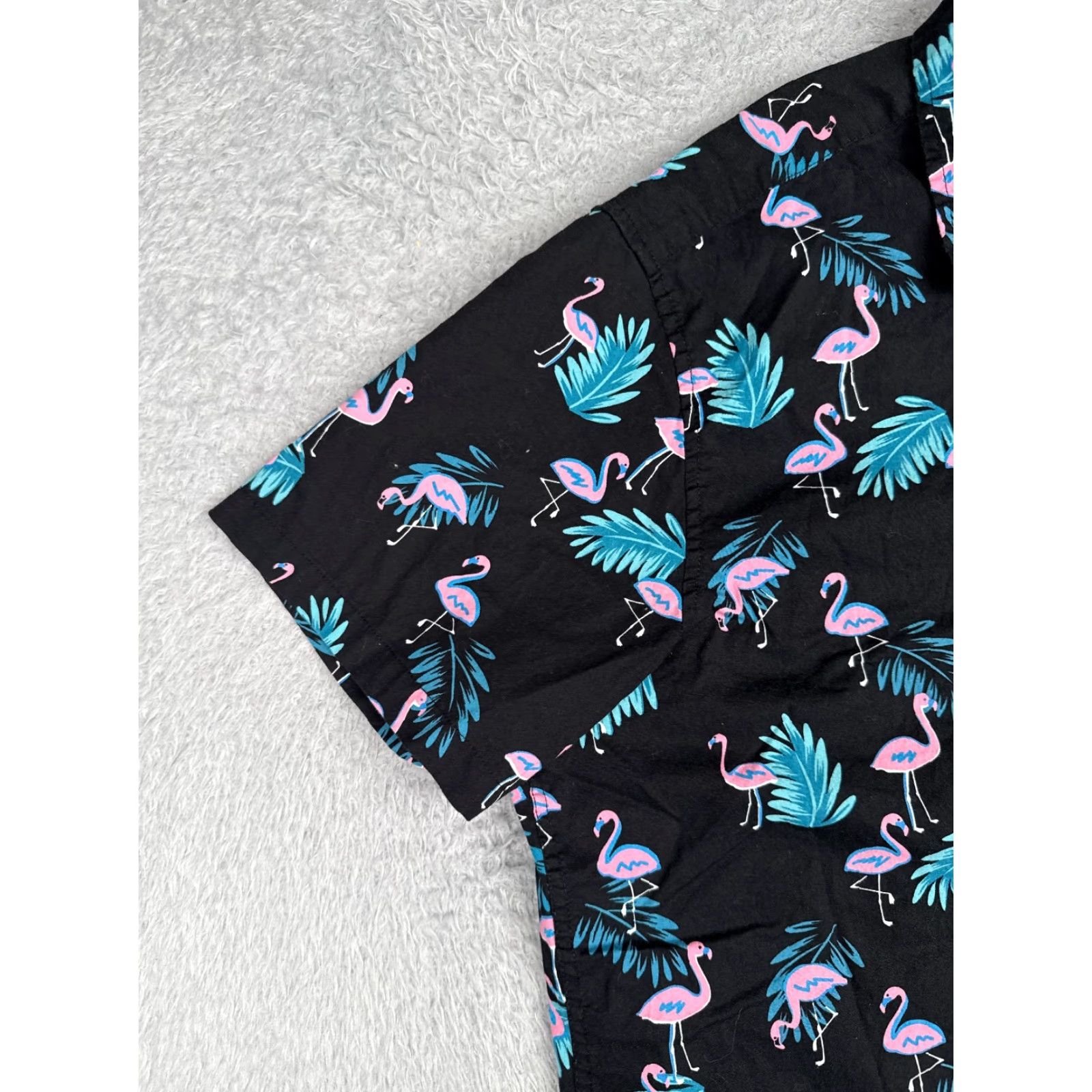 Vintage No Boundaries Shirt Men XL Black Aloha Hawaiian Vacation Beach Floral Resort 90s? Size US XL / EU 56 / 4 - 3 Thumbnail