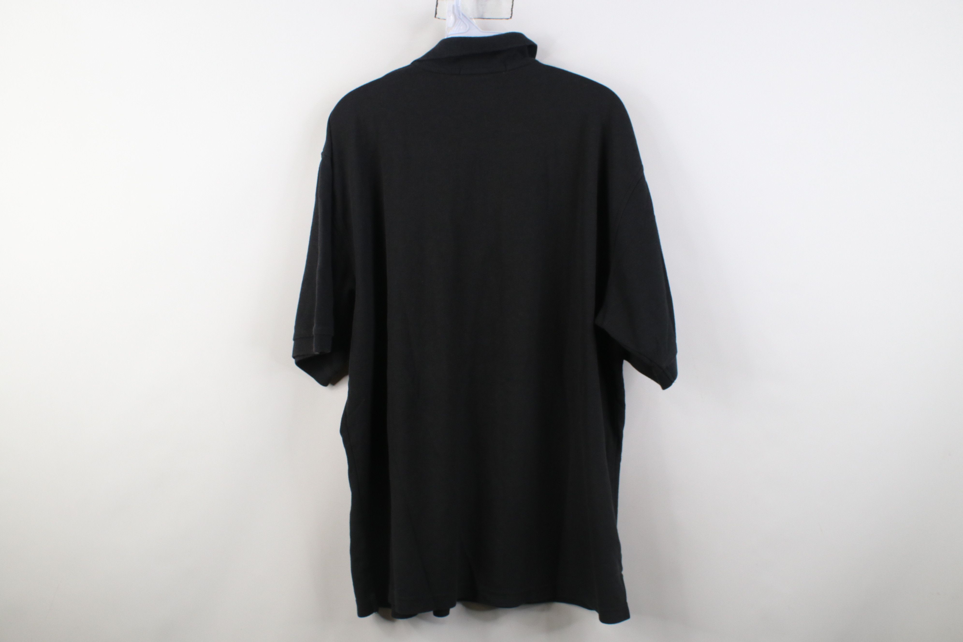 Vintage Vintage Yokohama OTR Tires Racing Knit Polo Shirt Black Size US XL / EU 56 / 4 - 12 Thumbnail