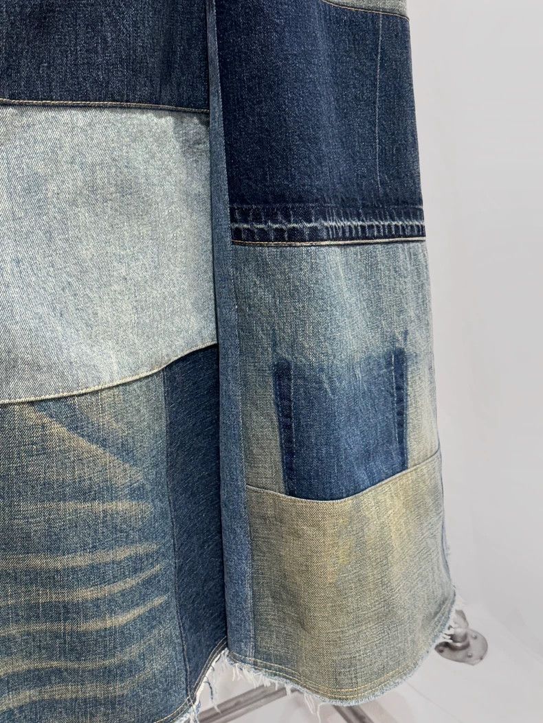 Junya Watanabe Junya watanabe Denim Patchwork Deconstructed Dress Size S / US 4 / IT 40 - 8 Thumbnail