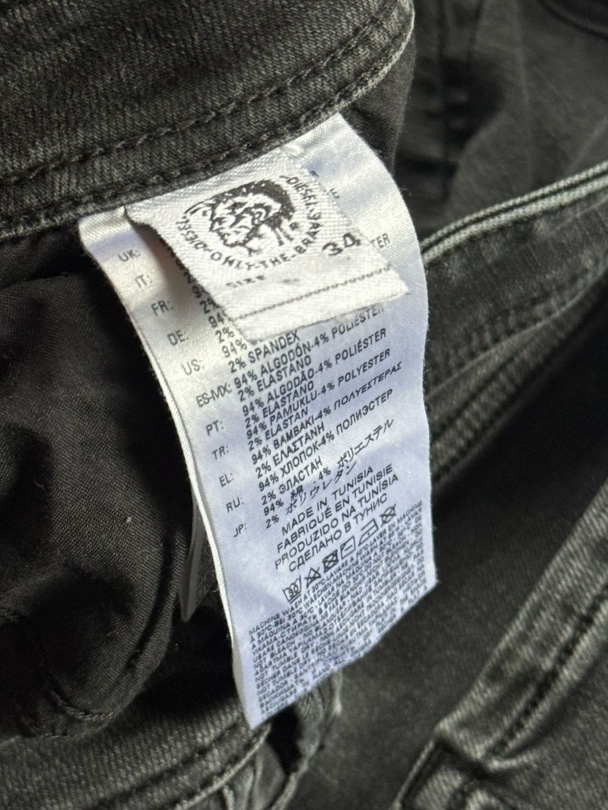 Diesel Diesel 34/32 Larkee Distressed denim pants jeans trousers Size US 34 / EU 50 - 8 Thumbnail