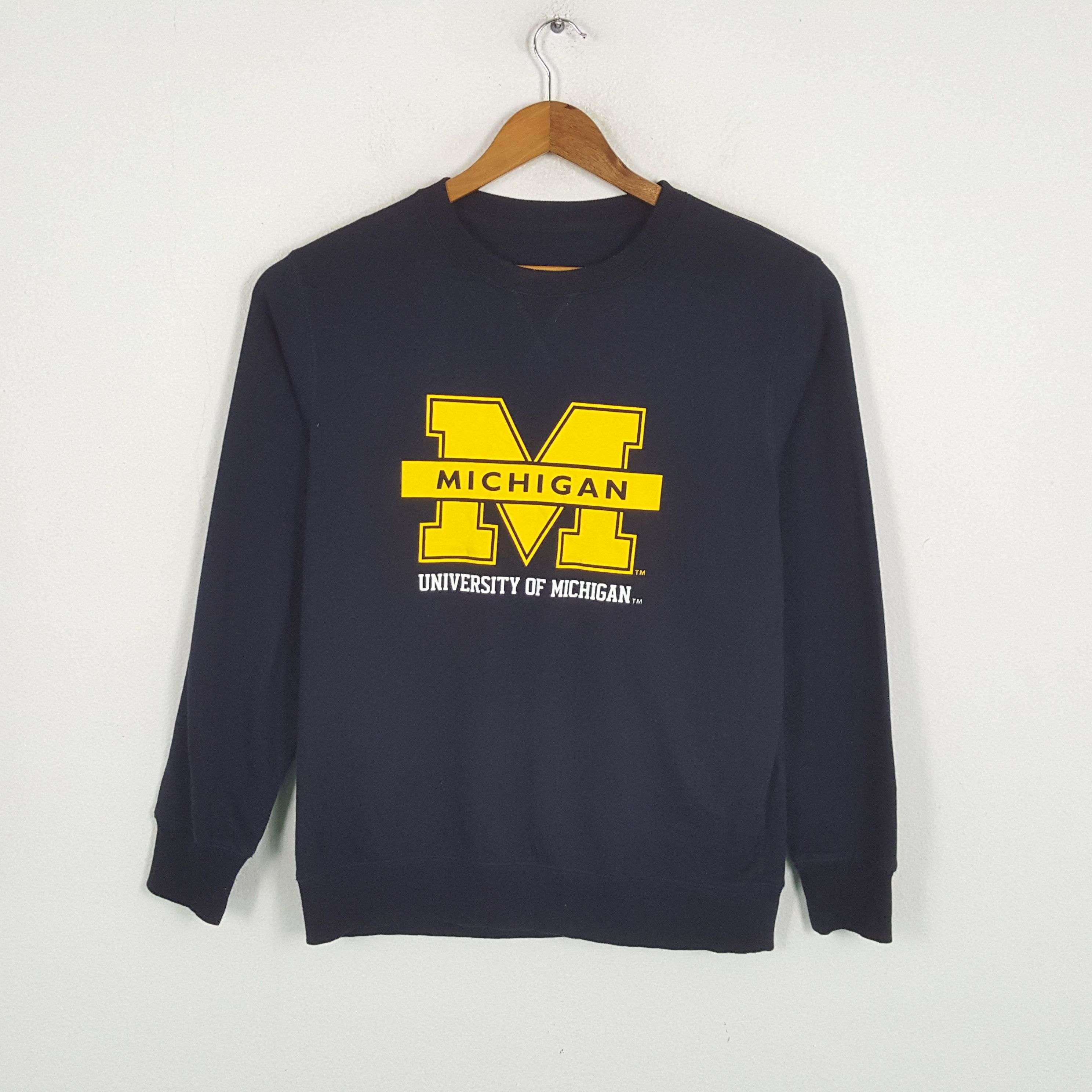 Vintage Vintage UNIVERSITY OF MICHIGAN Promo Streetwear Sweatshirt Size US M / EU 48-50 / 2 - 1 Thumbnail