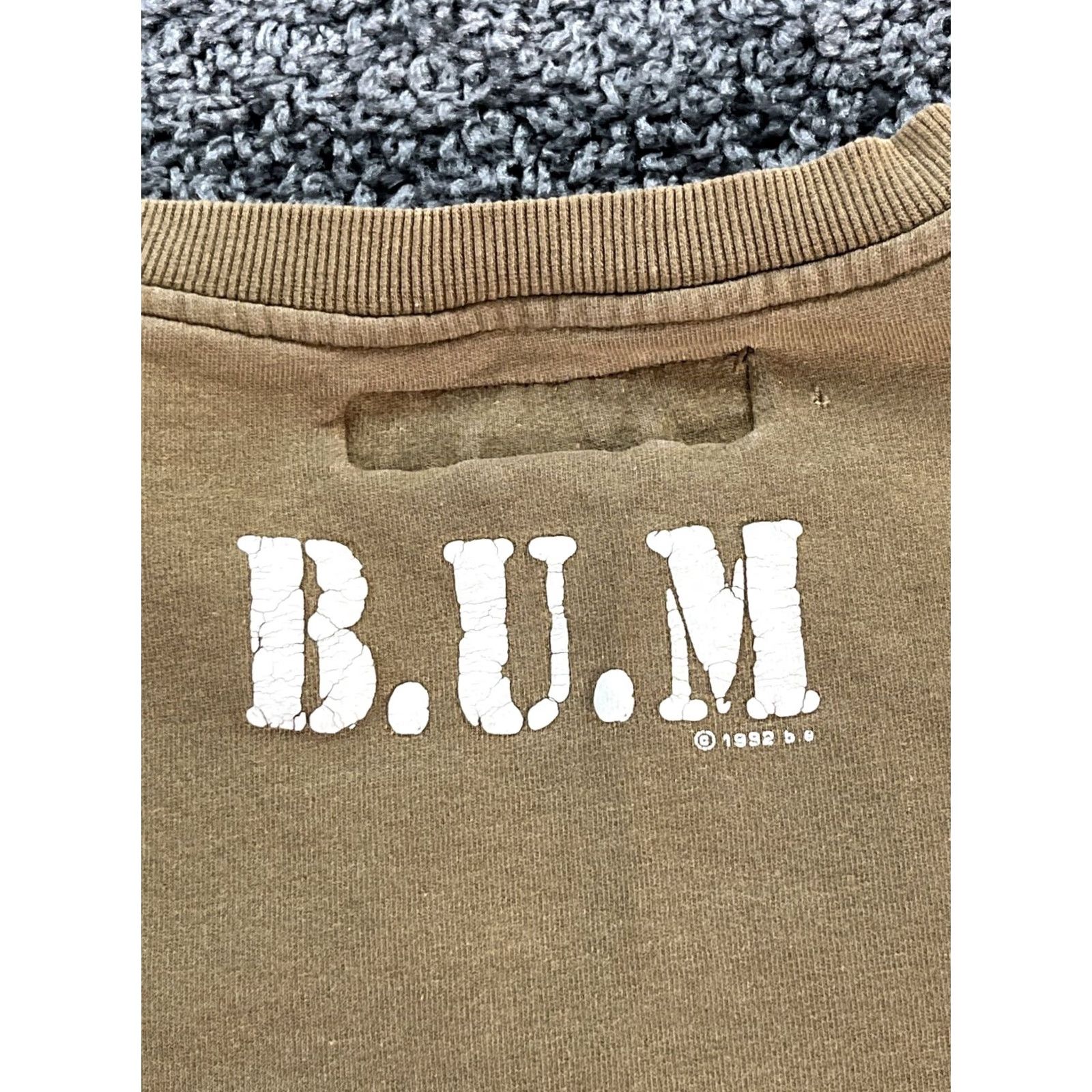 Vintage VINTAGE Bum Sweatshirt Men M Brown Pullover Sweatshirt Bum Equipment Sweatshirt Mens M Brown Pullover Sweatshirt Size US M / EU 48-50 / 2 - 7 Thumbnail
