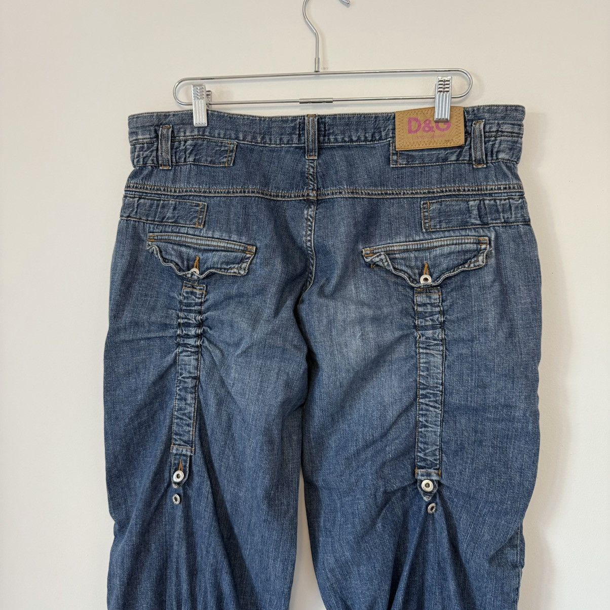 Dolce & Gabbana Vtg Dolce & Gabbana SS2004 Bondage Rave Baggy Jeans Archival Size US 36 / EU 52 - 12 Thumbnail