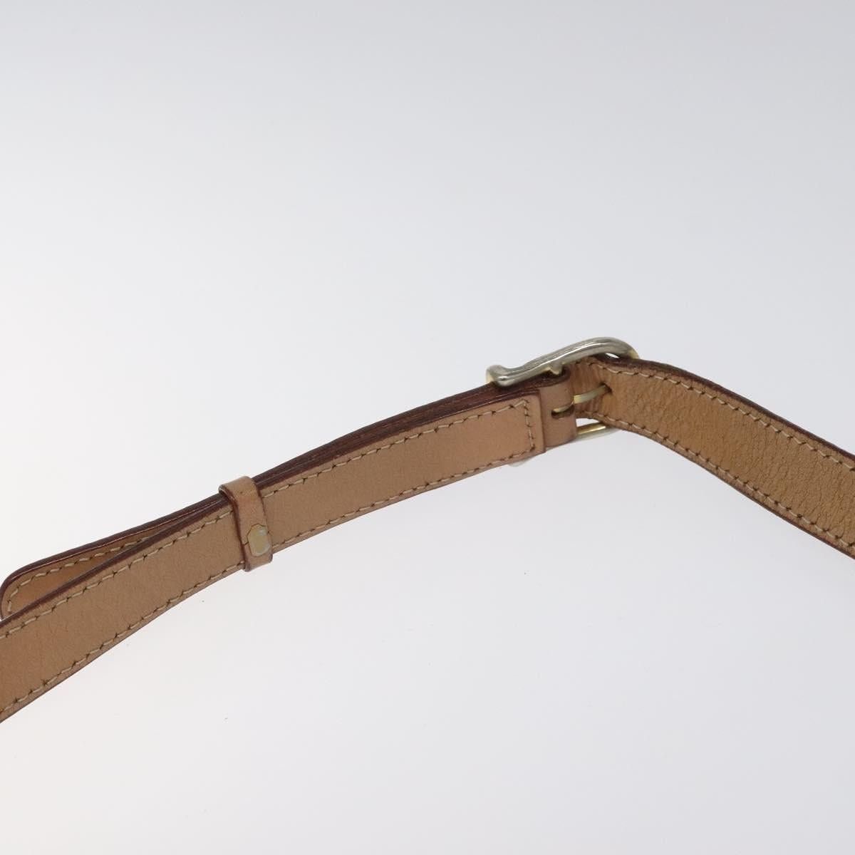 Celine CELINE Macadam Canvas Circle Shoulder Bag Pvc Leather Brown Size ONE SIZE - 8 Thumbnail