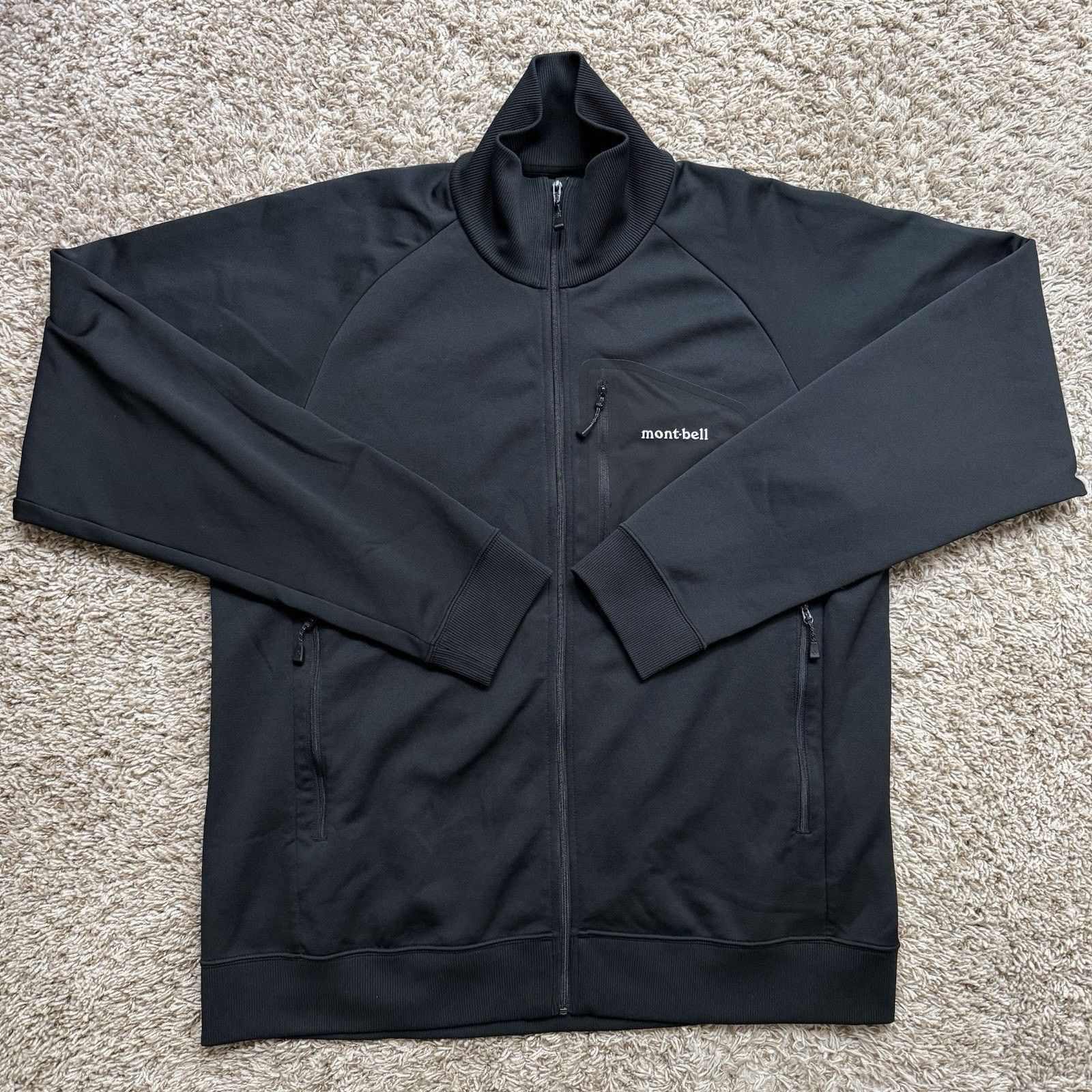 Montbell Mont Bell Mountain Jersey Jacket Full Zip Black 1114390 XL Size US XL / EU 56 / 4 - 1 Thumbnail