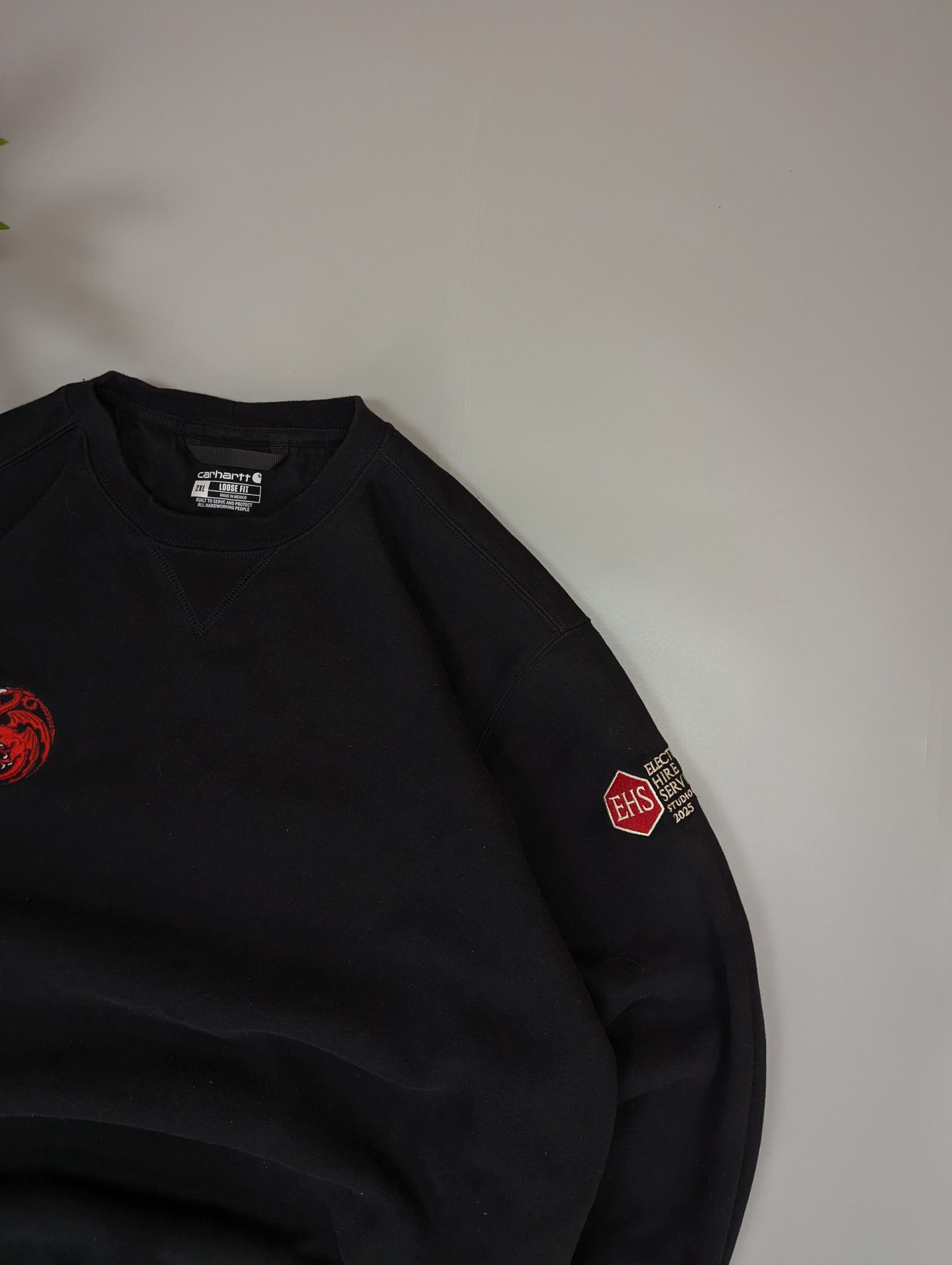 Carhartt Wip Carhartt WIP Loose Fit Dragon Embroidery Workwear Sweatshirt Size US XXL / EU 58 / 5 - 4 Thumbnail