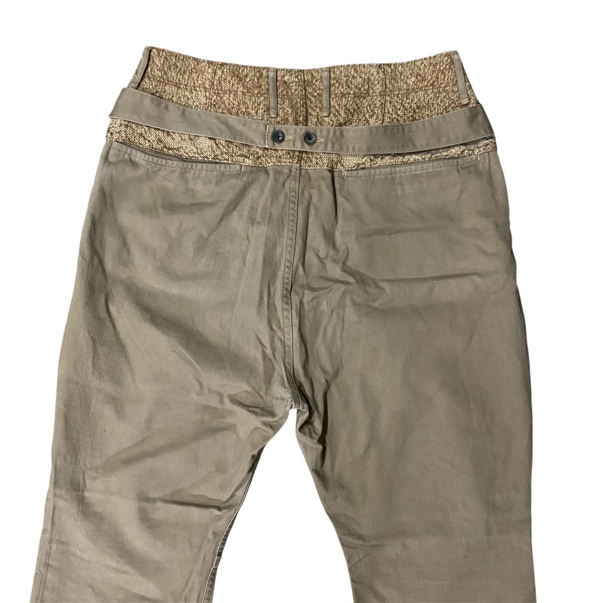 Kapital ‼️LAST DROP‼️KAPITAL Khaki 12 Button Fly Work Pants Trousers Size US 32 / EU 48 - 7 Thumbnail