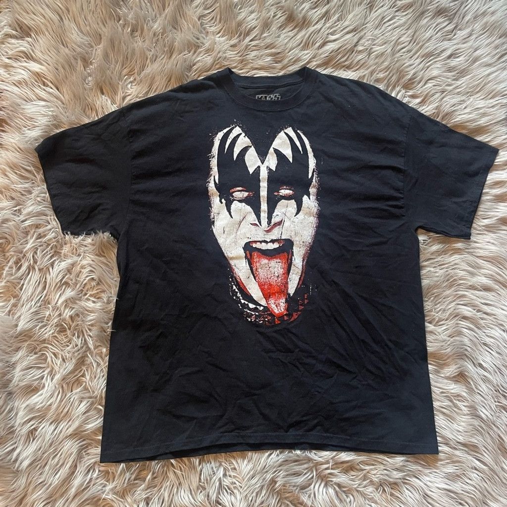 KISS Kiss iconic Face graphic vtg tee size 2X Size US XL / EU 56 / 4 - 1 Thumbnail