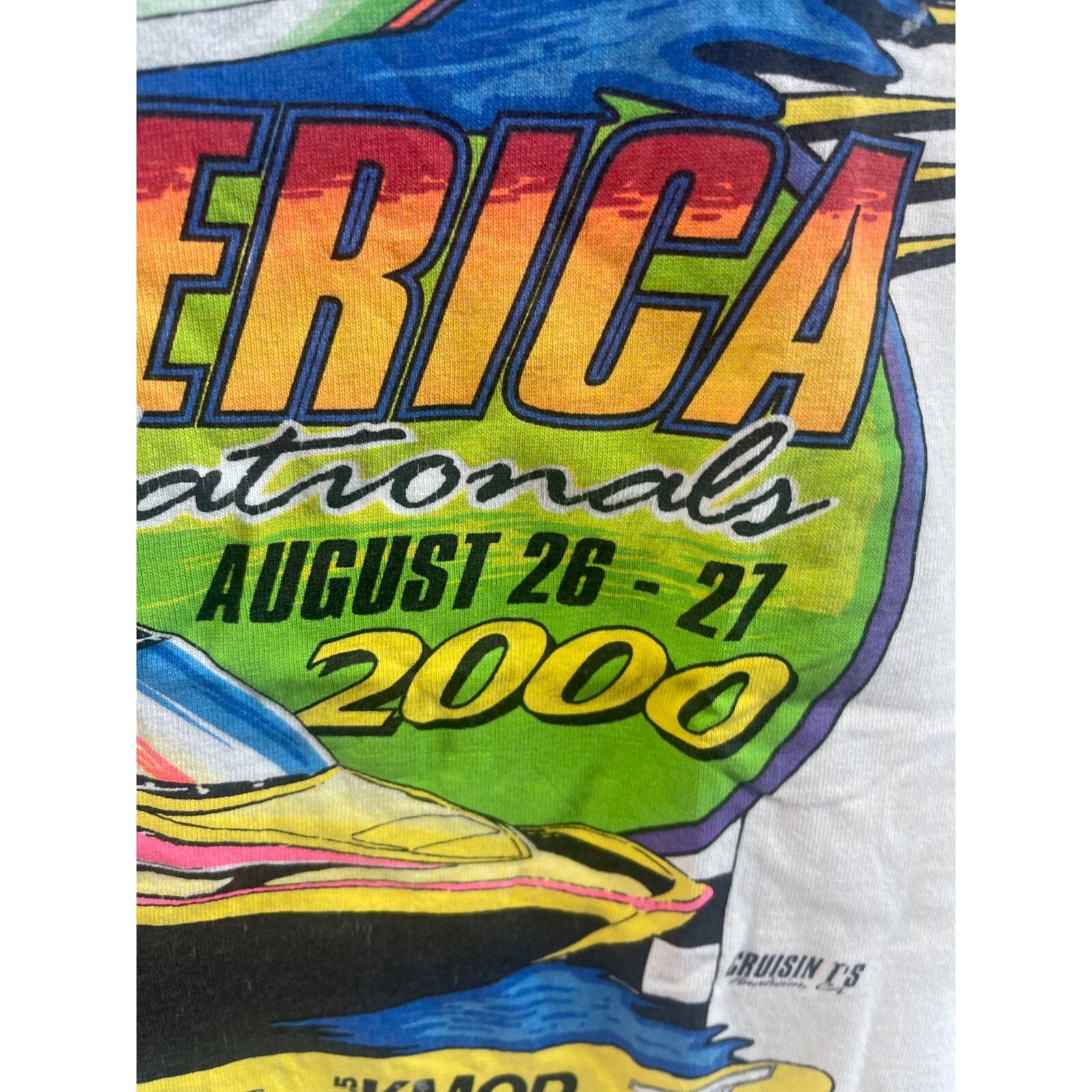 Hanes VTG 2000 MIDAMERICA SUMMER NATIONALS BUDWEISDER BOAT RACE XL Size US XL / EU 56 / 4 - 3 Thumbnail